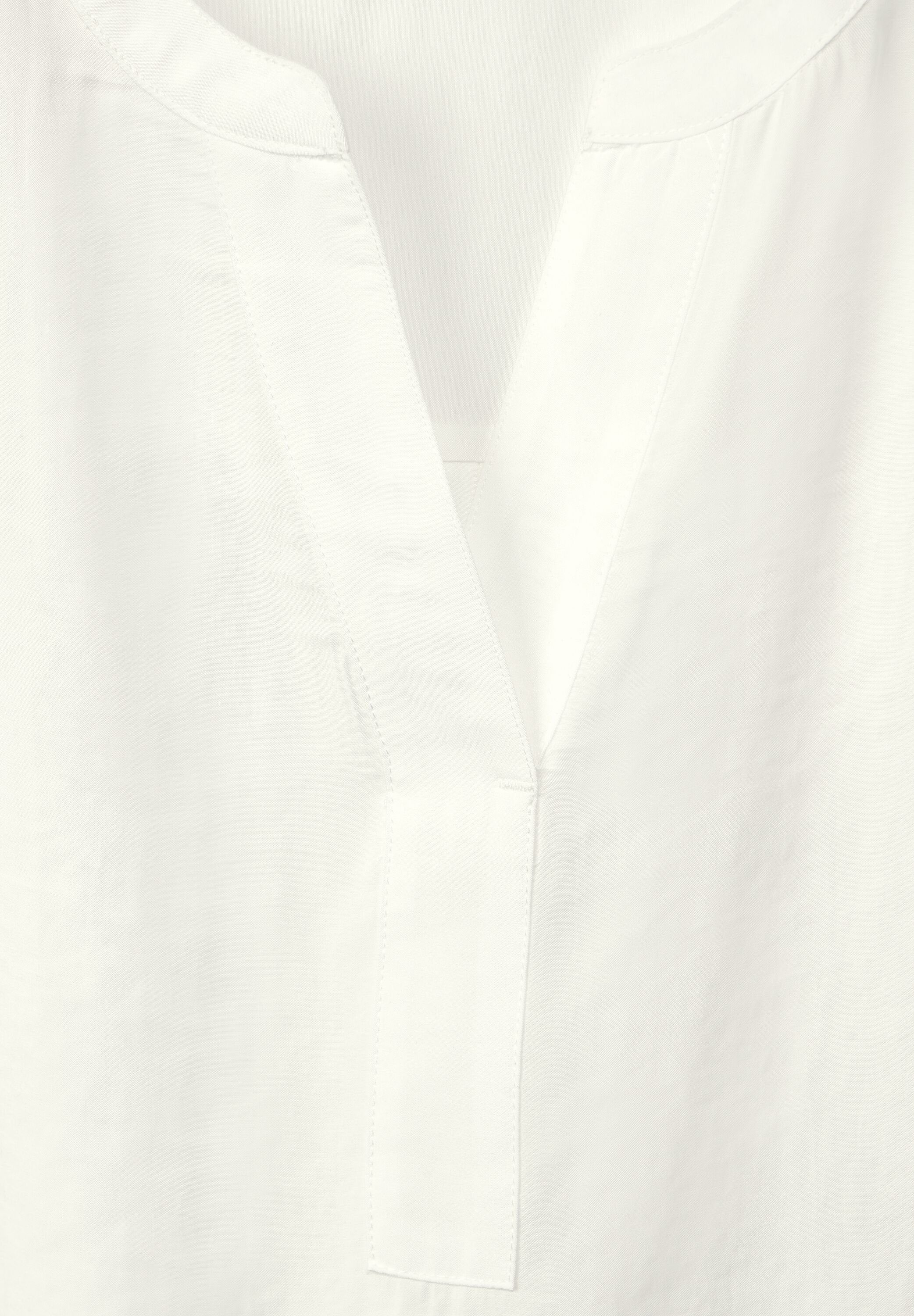 Langarmbluse mit Cecil geschlitztem Rundhalsausschnitt white vanilla
