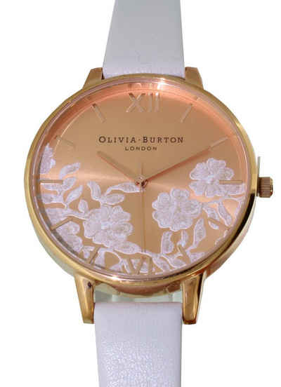 OLIVIA BURTON Quarzuhr OB16MV53 Lace Detail Rose Goldl & Blush