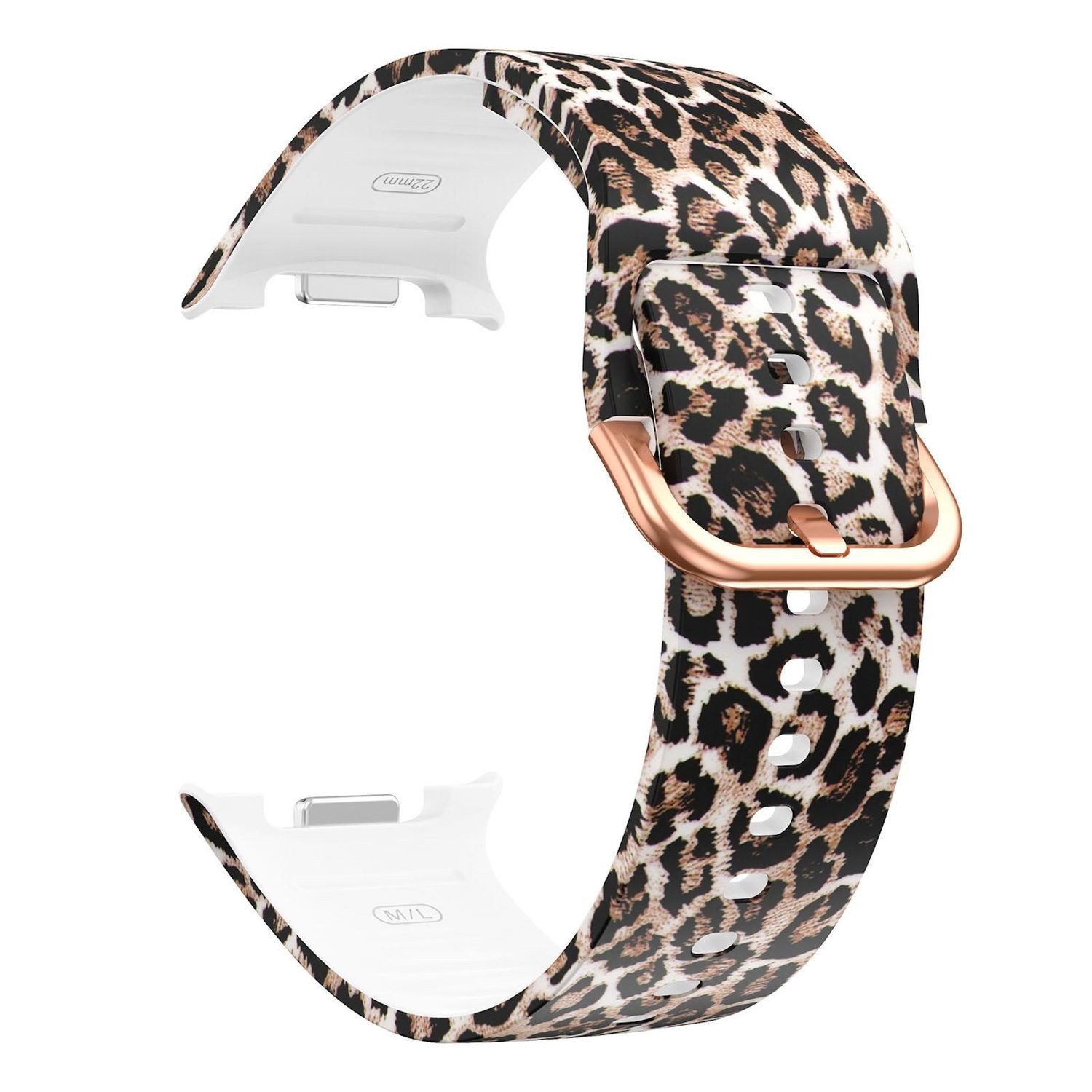 Wigento Smartwatch-Armband Silikon Motiv Design Armband für Samsung Galaxy Watch 8 / 8 Classic, Hautfreundlich, verstellbar, waschbar