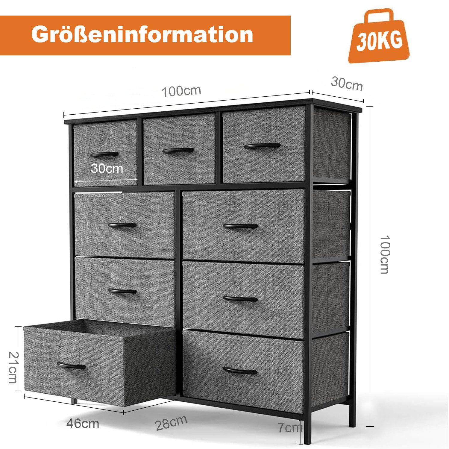 SURFOU Sideboard Kommode mit Schubladen Sideboard günstig online kaufen