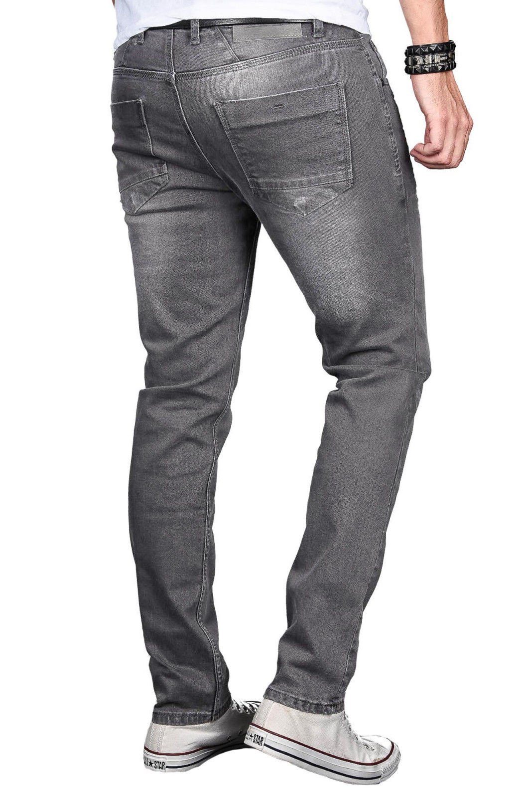 Stretch ASLuca Salvarini AS046 mit Alessandro Slim-fit-Jeans Elasthan