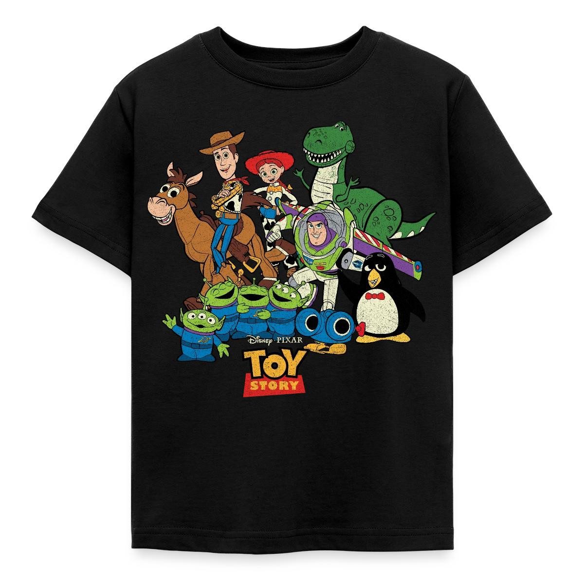 Spreadshirt T-Shirt Toy Story Charaktere Kinder T-Shirt (1-tlg) Fällt klein aus. Wir empfehlen, eine Größe größer zu bestellen.