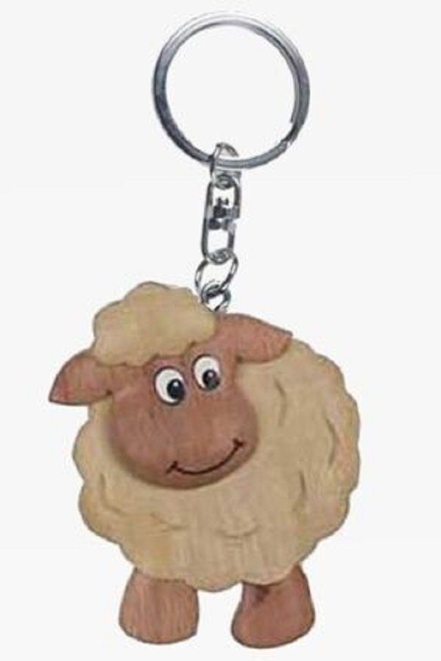 Cornelißen Schlüsselanhänger Holz Anhänger Schaf weiß günstig online kaufen