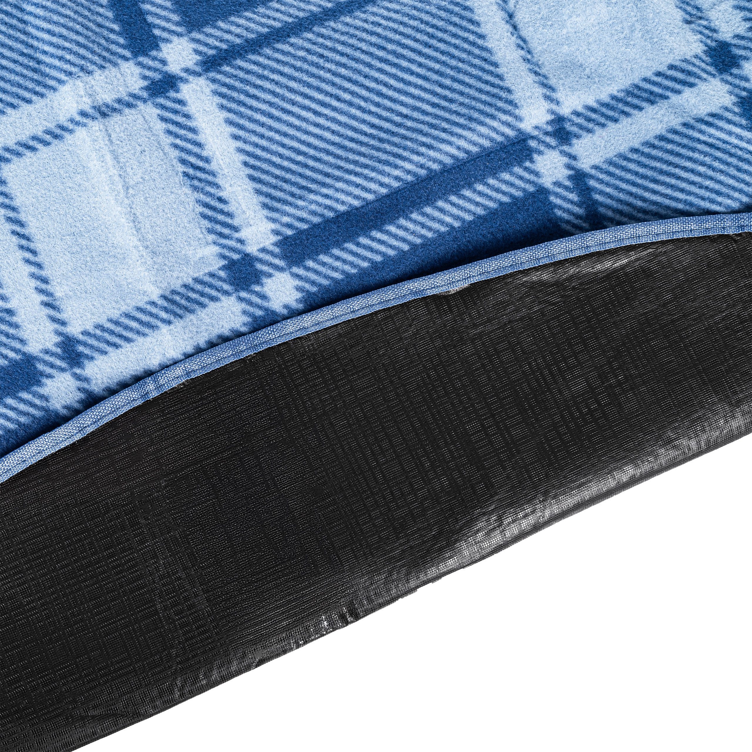 Picknickdecke Picknickdecke mit wasserfester Unterseite, 200 x 200 cm // Ø 175 cm, Home Creation, wasserabweisende Stranddecke, Campingdecke, Strandmatte