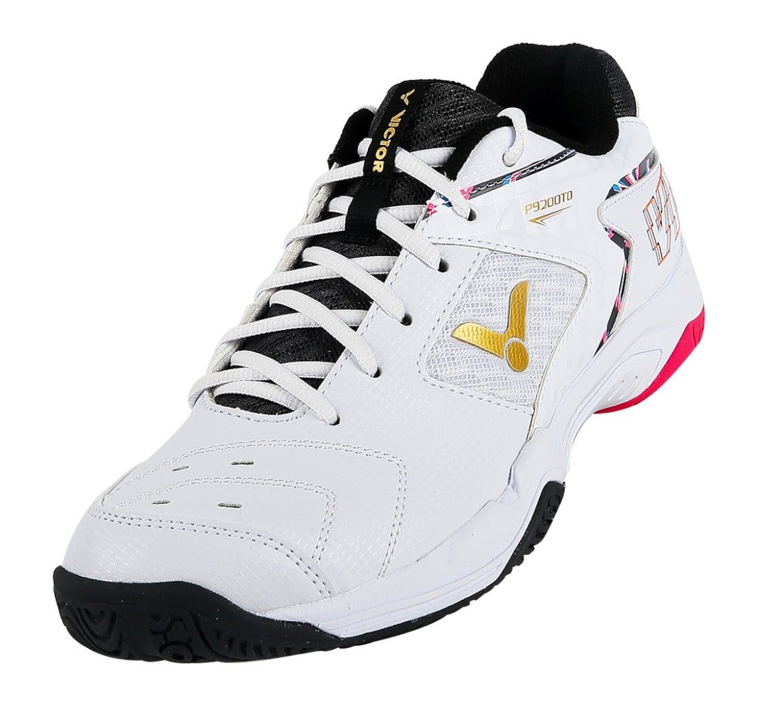 VICTOR Hallen-Indoorschuhe P9200TD AH weiss/schwarz/rot Herren Badmintonschuh