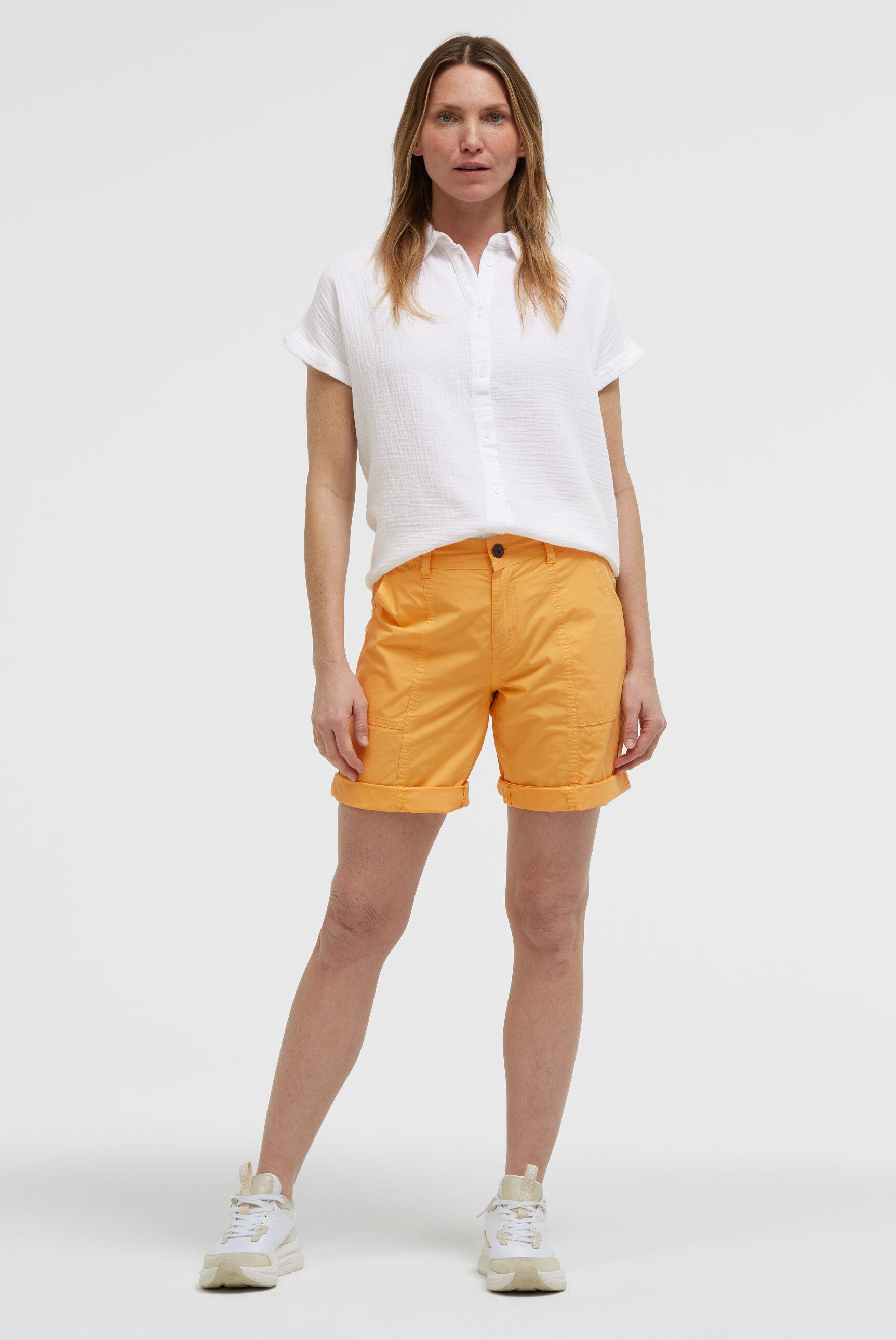 SOCCX Shorts mit Turn-Up-Saum
