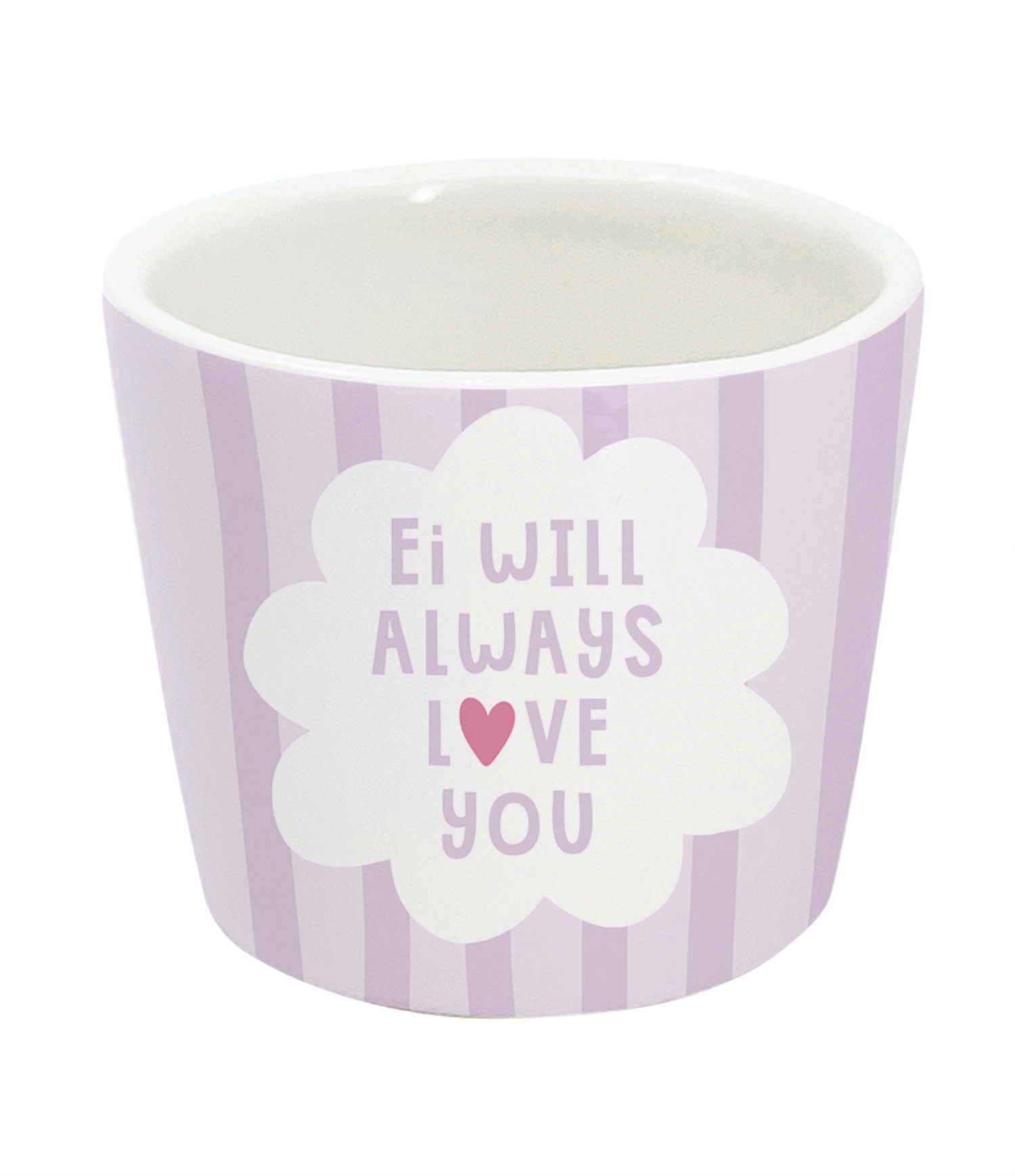 Grafik Werkstatt Подставки для яиц aus Porzellan, Ei will always love you ⌀ 5 cm, H 4 cm, (1-tlg), Porzellan