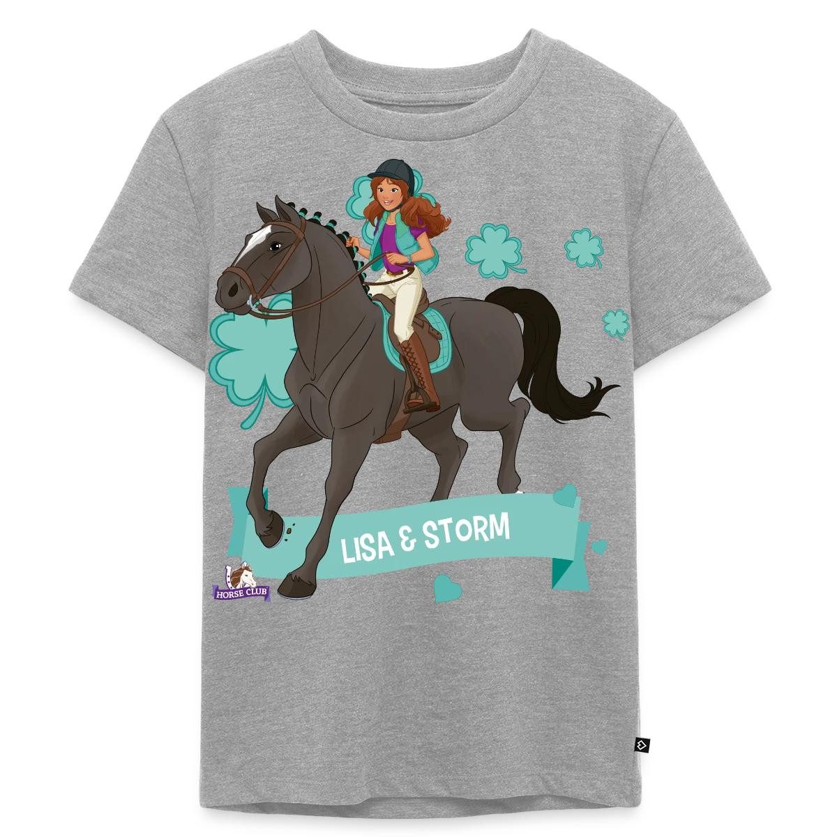 T-Shirt Schleich Horse Club Lisa & Storm reiten aus Kinder Premium T-Shirt