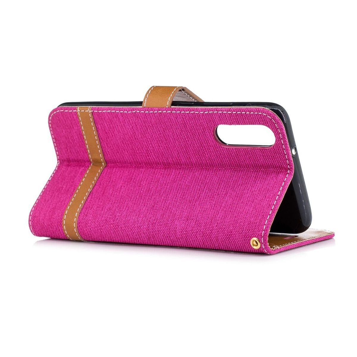 König Design Handyhülle Huawei P20, Huawei P20 Handyhülle Bookcover Rosa