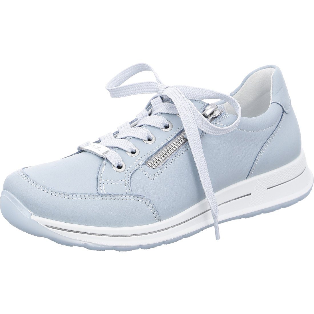 Ara Osaka Glattleder Sneaker Damen blau Ara Sneaker Schuhe, - 050612