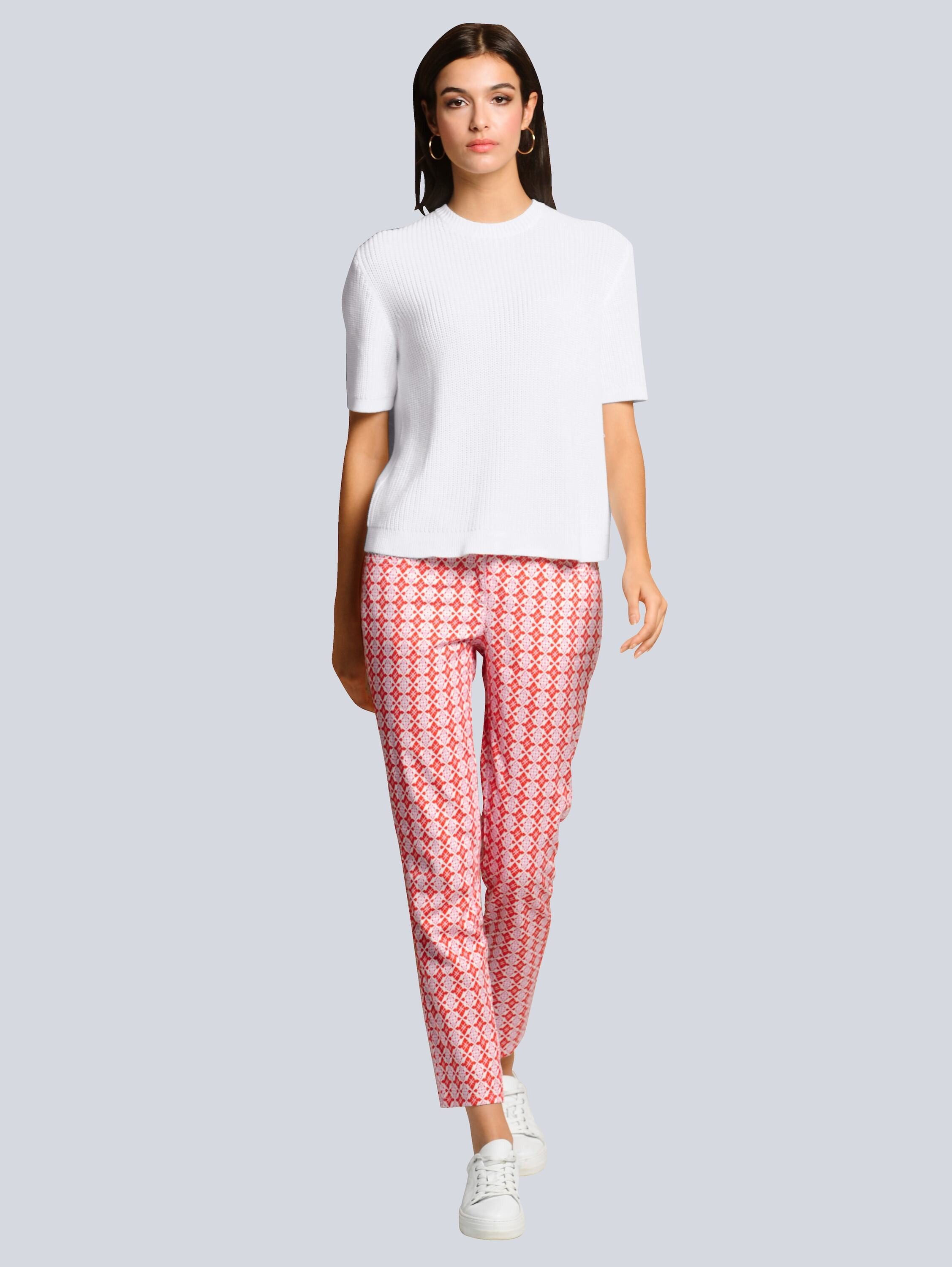 Alba Moda Stoffhose Hose in modischen Dessin
