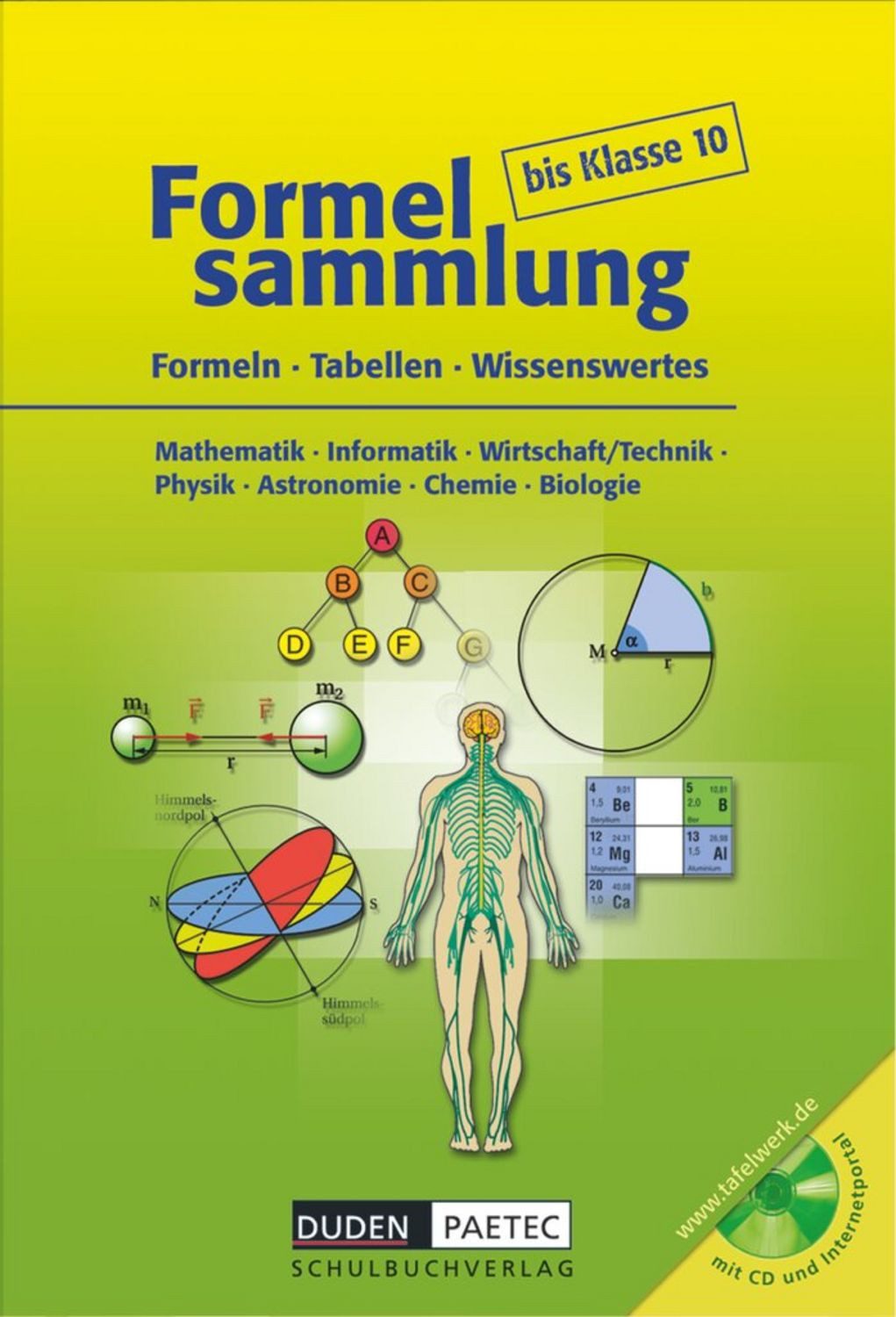 Formelsammlung bis Klasse 10 - Mathematik - Informatik - Wirtschaft/Te / Lutz Engelmann, Uwe Bahro, Frank-Michael Becker, Christine Ernst, Sonja Huster
