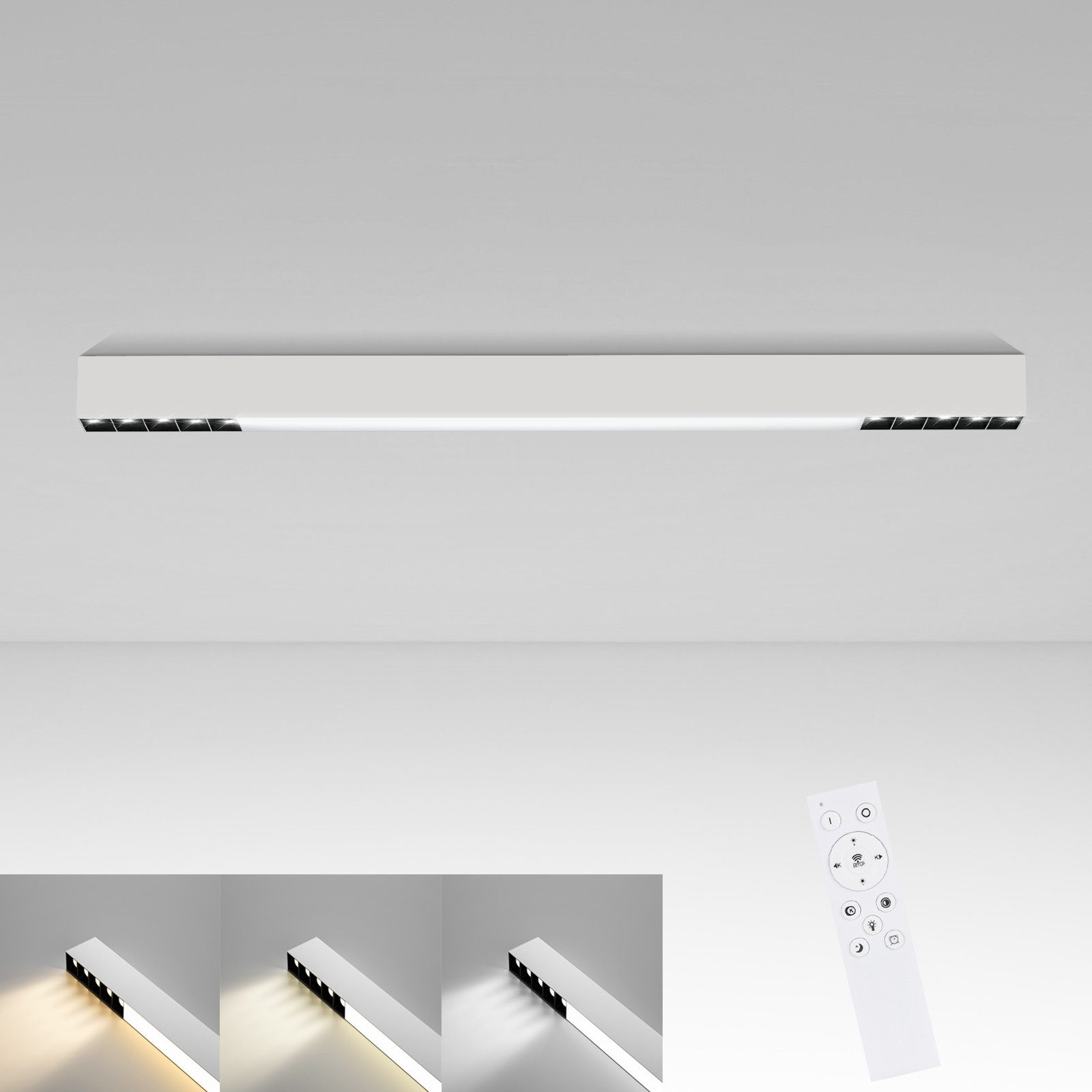 Nettlife Deckenleuchte Schwarz Modern LED Deckenlampe günstig online kaufen