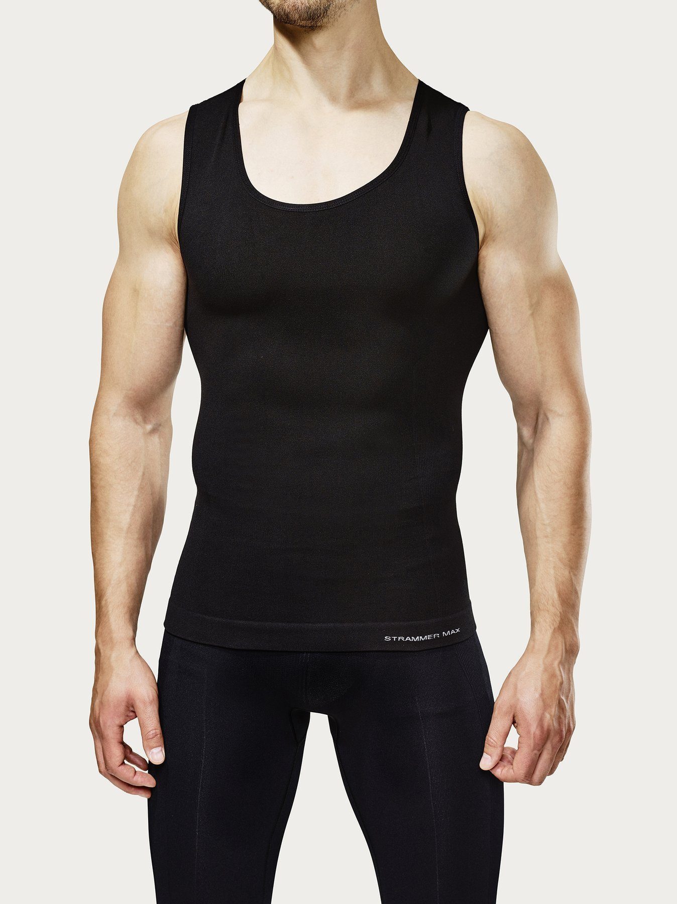 Strammer Max Performance® Kompressionsshirt Premium Tank Top mit Kompressionseffekt Shapewear, unterstützt die Haltung