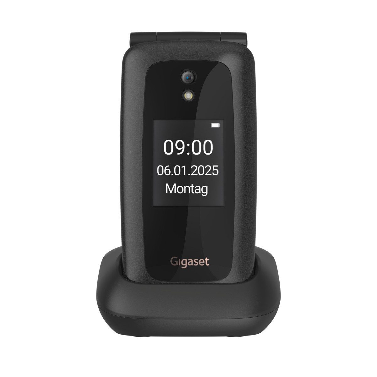 Gigaset Gigaset GL795 Klapphandy (7,11 cm/2,8 Zoll, 0,125 GB Speicherplatz, 2 MP Kamera, SOS-Notruftaste)