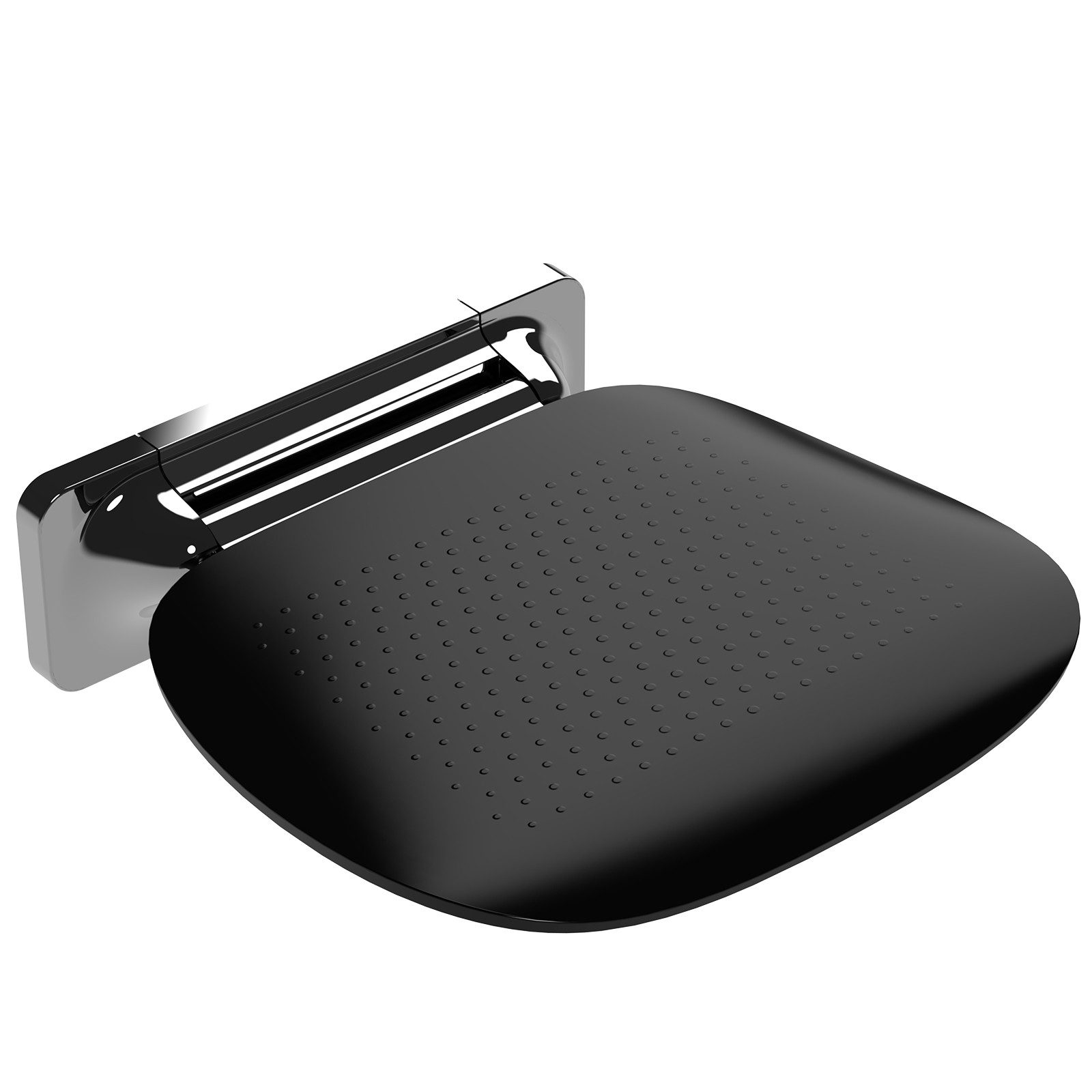 HEUFFE Duschklappsitz Klappbar Wandmontage mit großer Sitzfläche, belastbar bis 180 kg, Ergonomischer Anti-Rutsch Bade-Hocker für Senioren & Behinderte