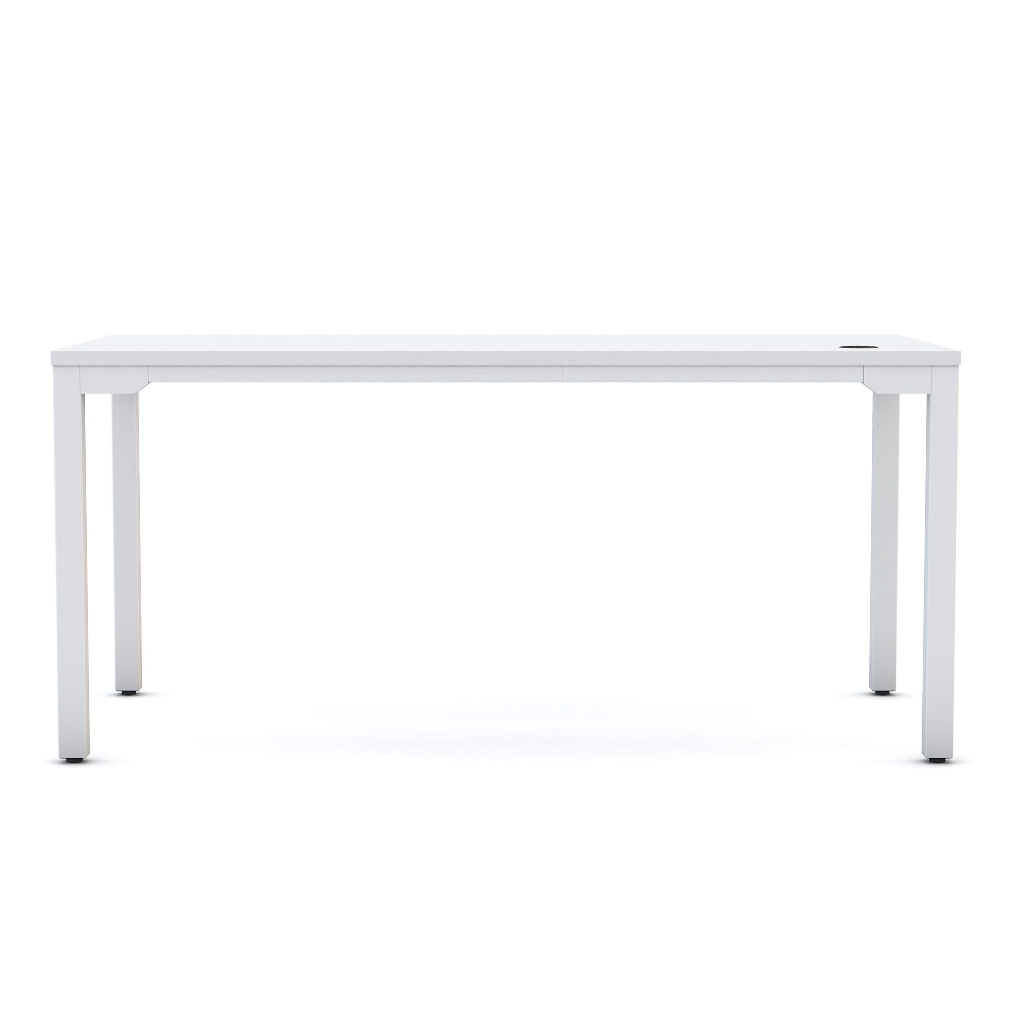 ASSMANN Büromöbel Schreibtisch Piacetta (140x80cm Weiß Kollisions-Schutz 4-fach-Motorik Einfachhub, einfache Montage, für Büro und Homeoffice), TÜV-zertifiziert, Blauer Engel, 5 Jahre Herstellergarantie