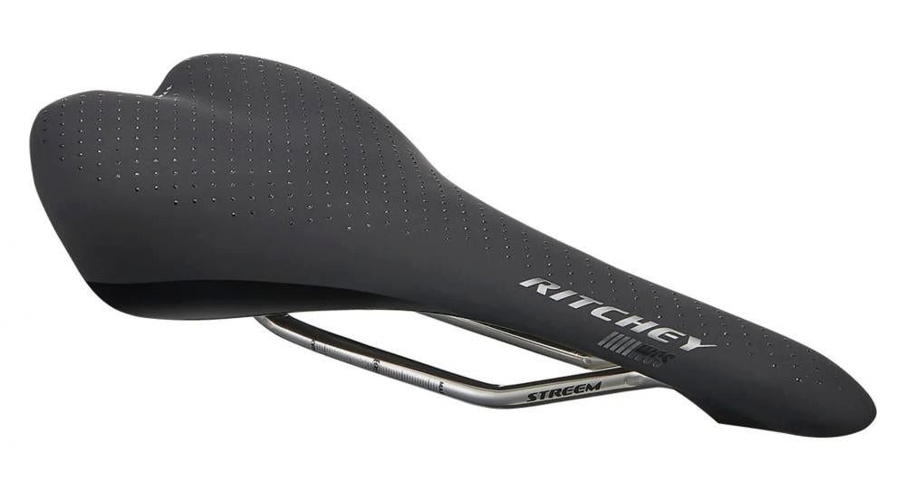 Ritchey Fahrradsattel Ritchey WCS Streem Sattel 278 x 145 mm mit Titanstreben schwarz