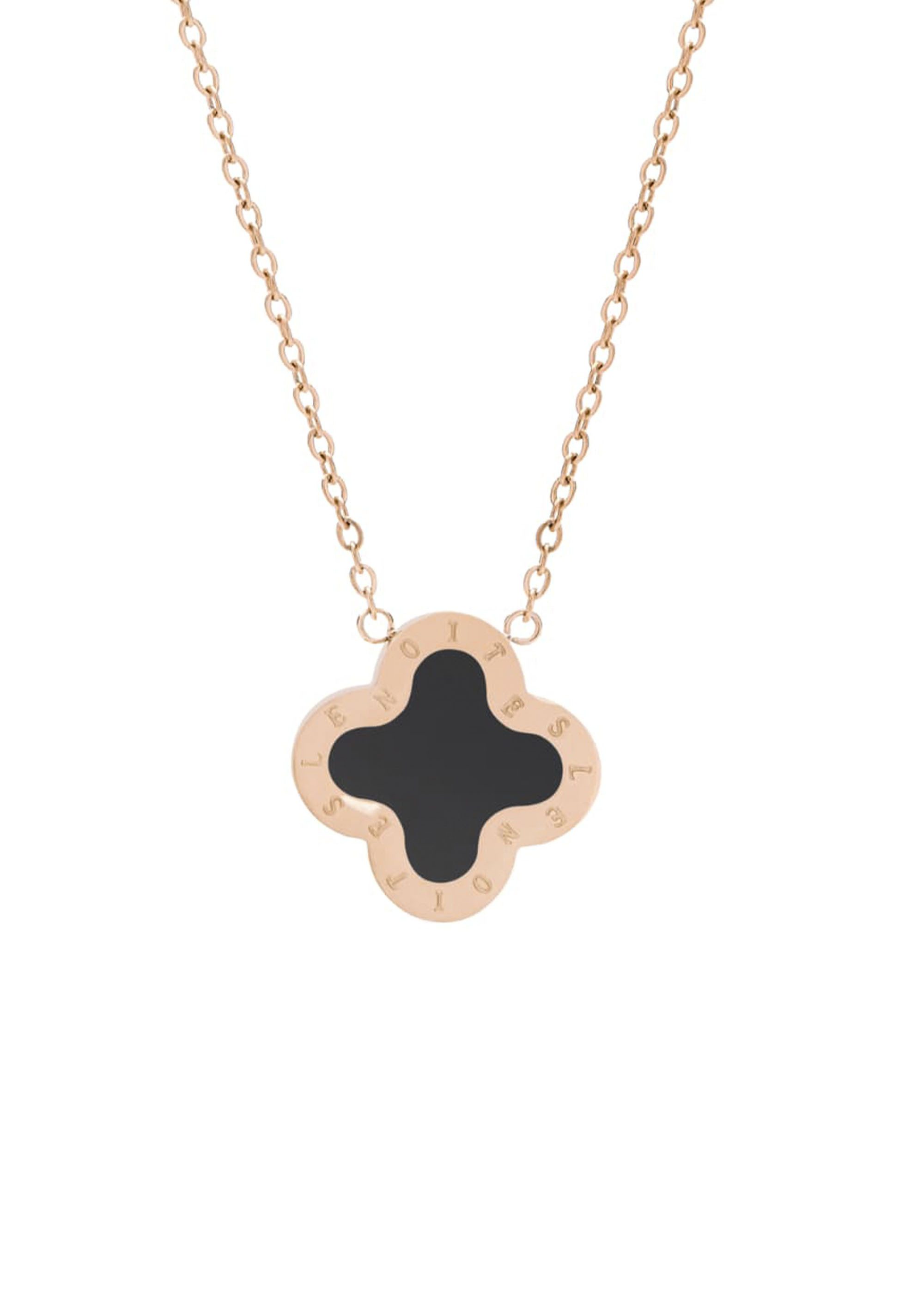 Lenoites Kette mit Anhänger Four-leaf Clover günstig online kaufen