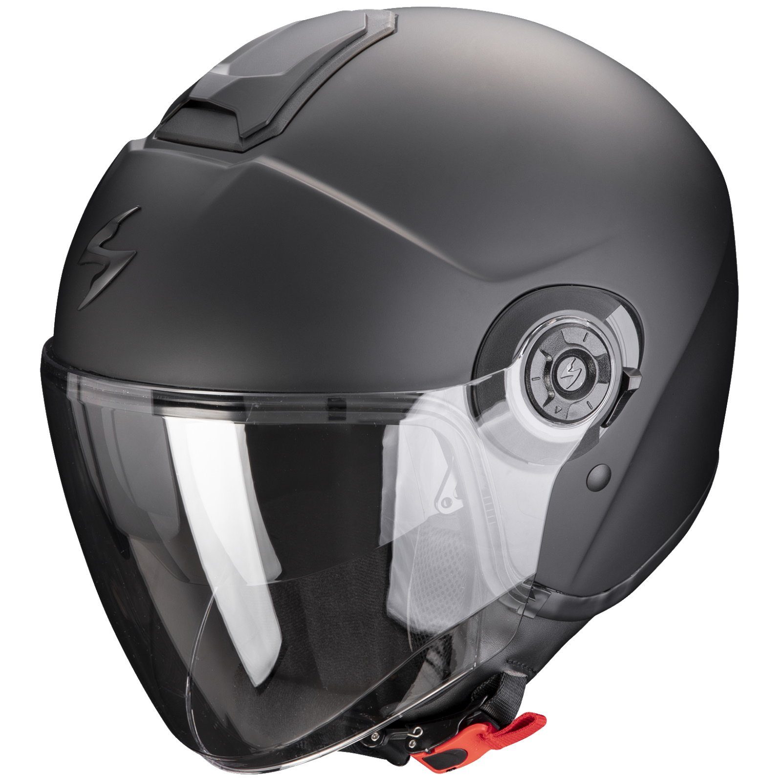 Motorradhelm Scorpion Exo-City II Jethelm Solid Matt-Schwarz