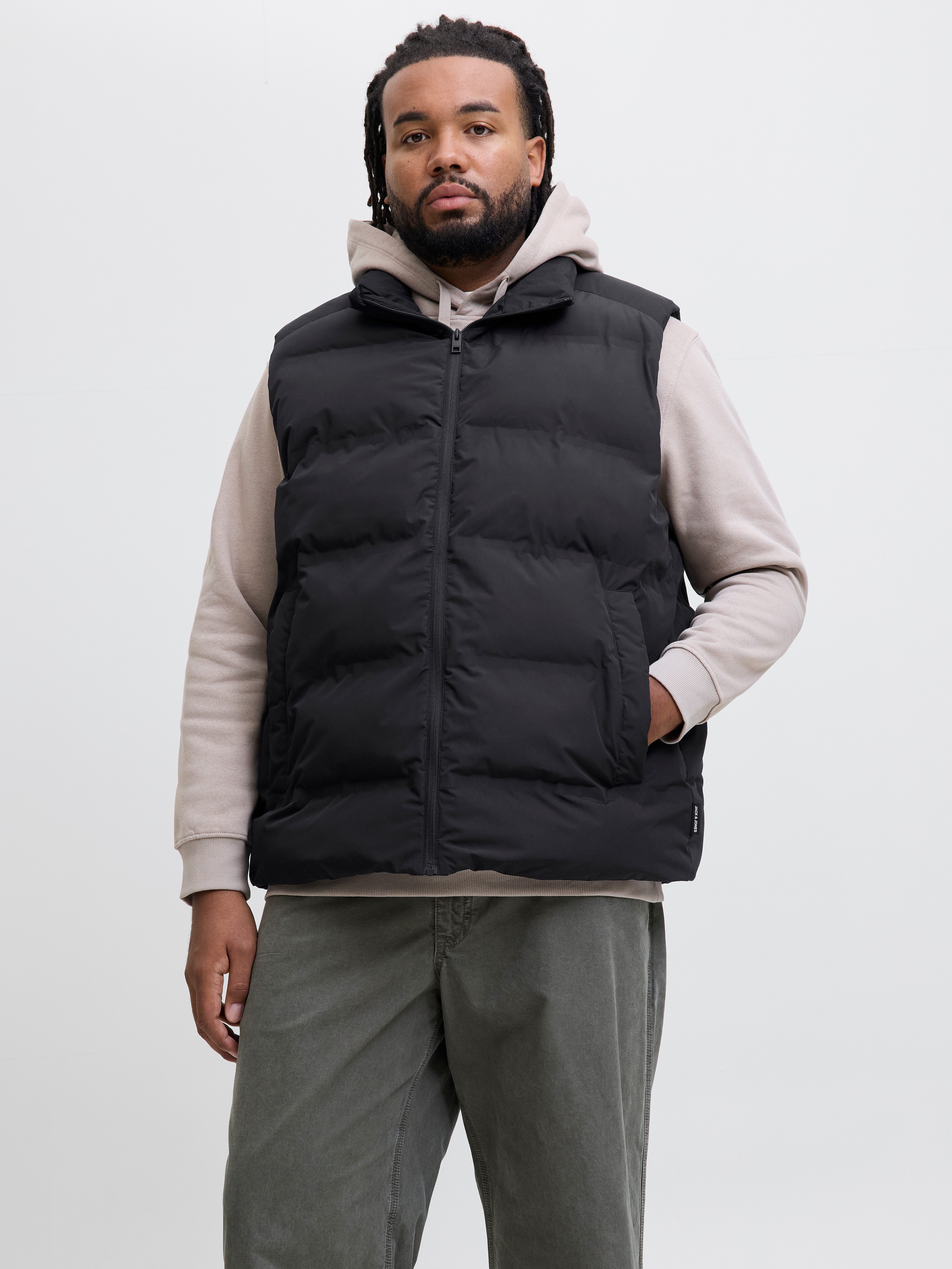 Jack & Jones PlusSize Steppweste JJESOHO BODYWARMER COLLAR SN PLS günstig online kaufen