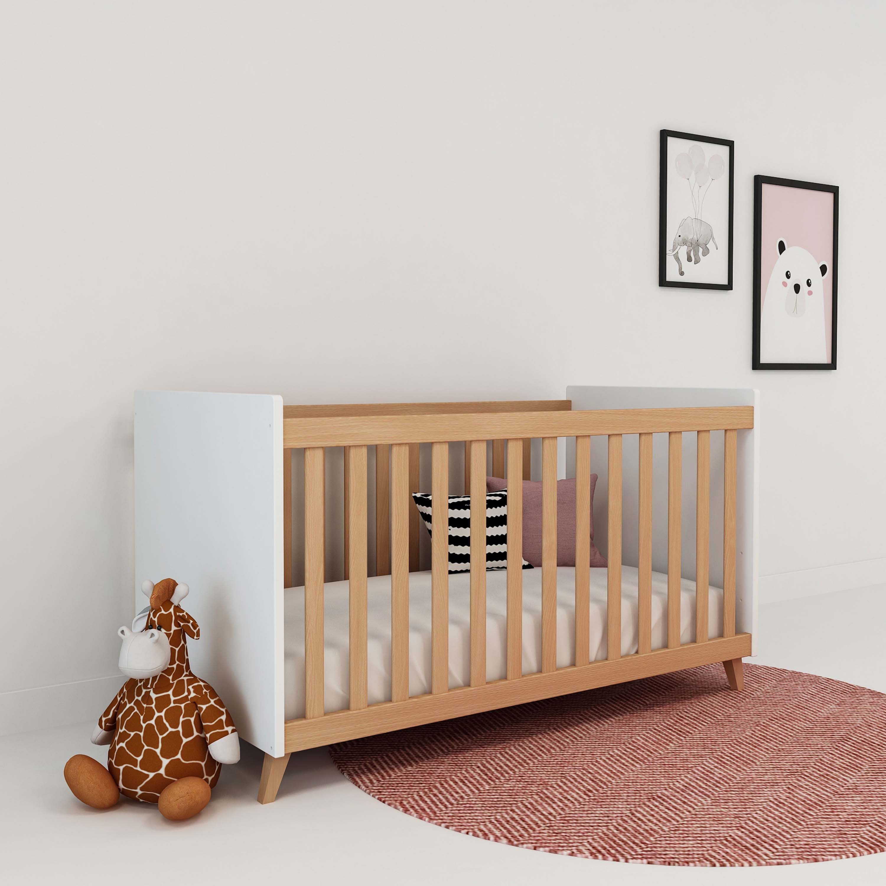 Betten-ABC Babybett Bubema Babybett Lino höhenverstellbar günstig online kaufen