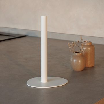 Metallbude Küchenrollenhalter IVANA, mit hochwertiger Pulverbeschichtung matt, stehend, organische Form