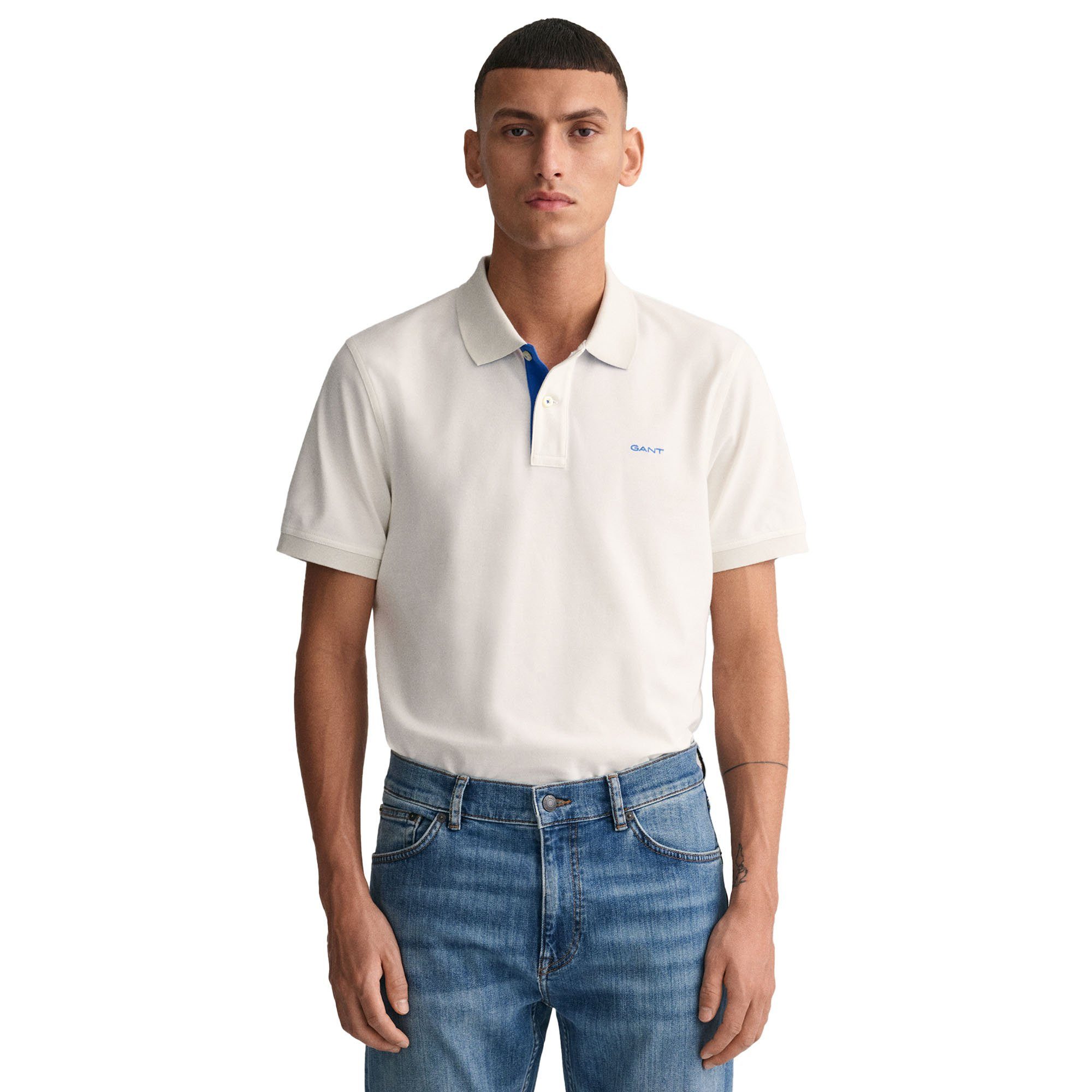 Gant Poloshirt REG CONTRAST PIQUE SS günstig online kaufen