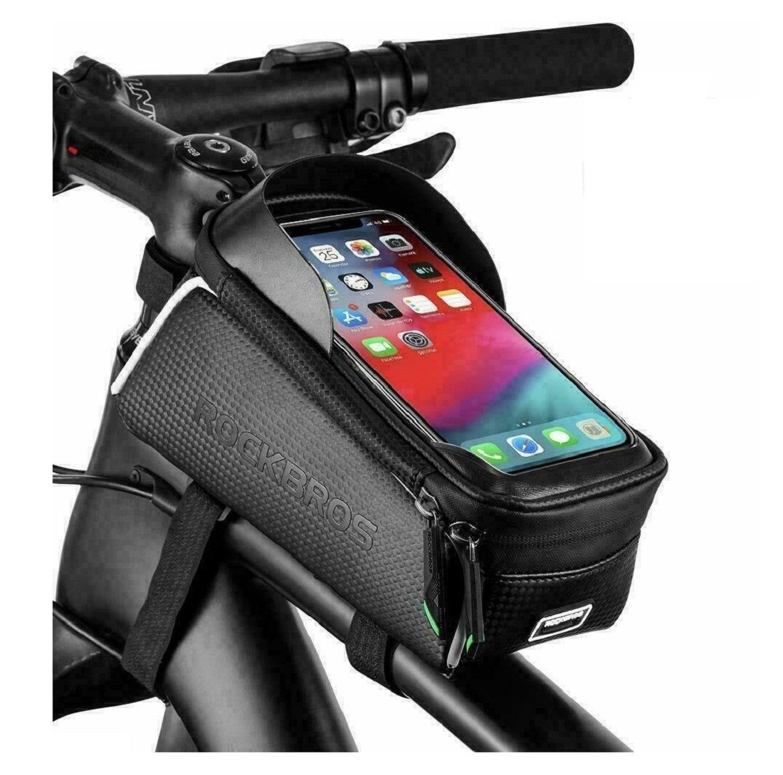 ROCKBROS Fahrradtasche »Fahrrad Rahmentasche XL Fahrradtasche Oberrohrtasche  für 6,5'' Handys + Regenschutz«