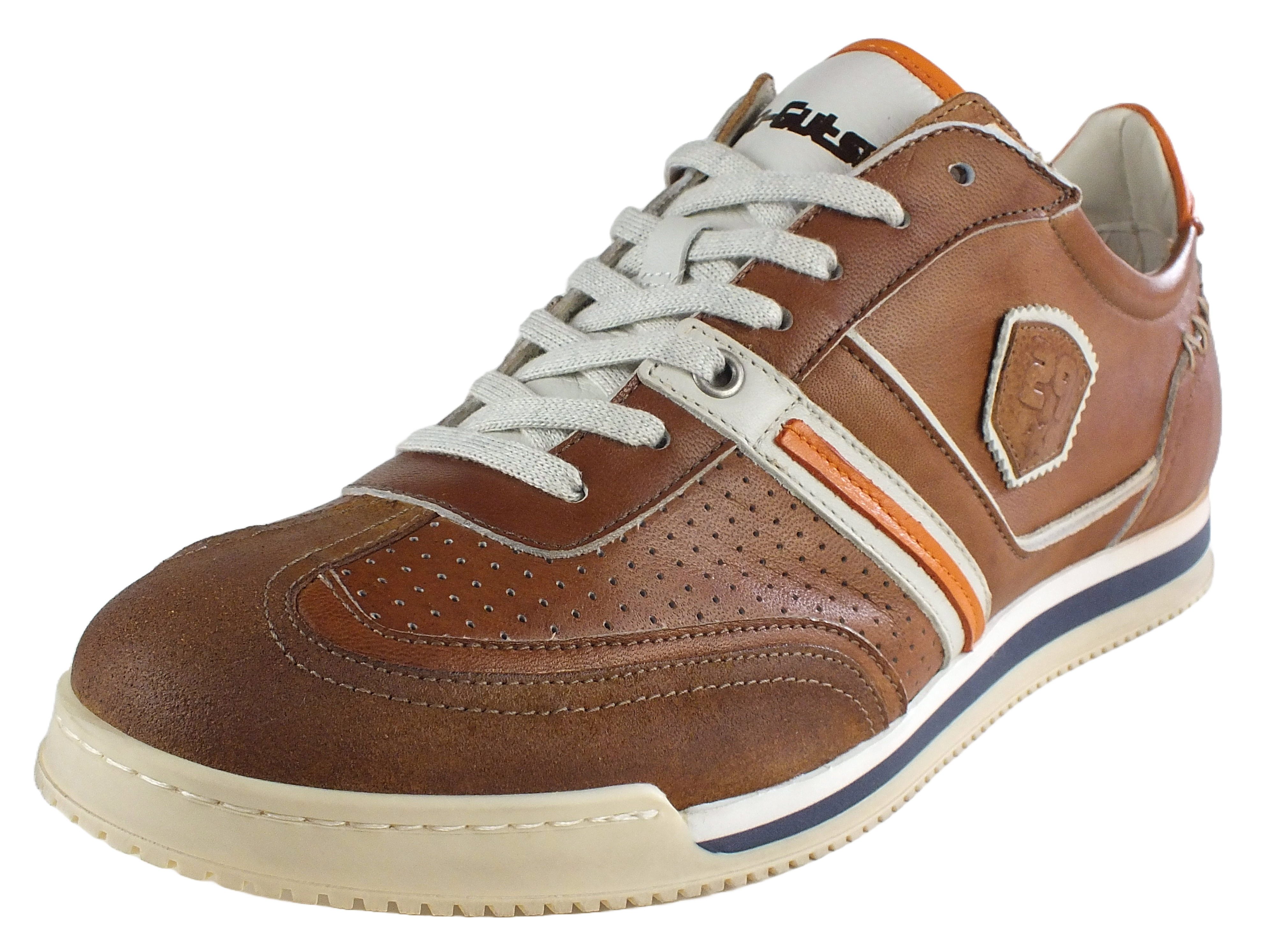 Kamo-Gutsu Herren Leder Halbschuhe Sneaker Wechselfussbett günstig online kaufen