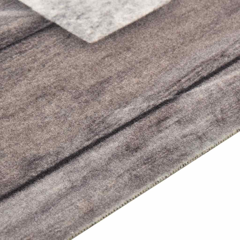 furnicato Teppich Trendige Bodenmatte mit Haus-Aufdruck 180 x 60 cm, Farbe nicht, 60 x 180 cm, Maschinenwaschbarer Teppich mit rutschfester Latexbasis für den Flur