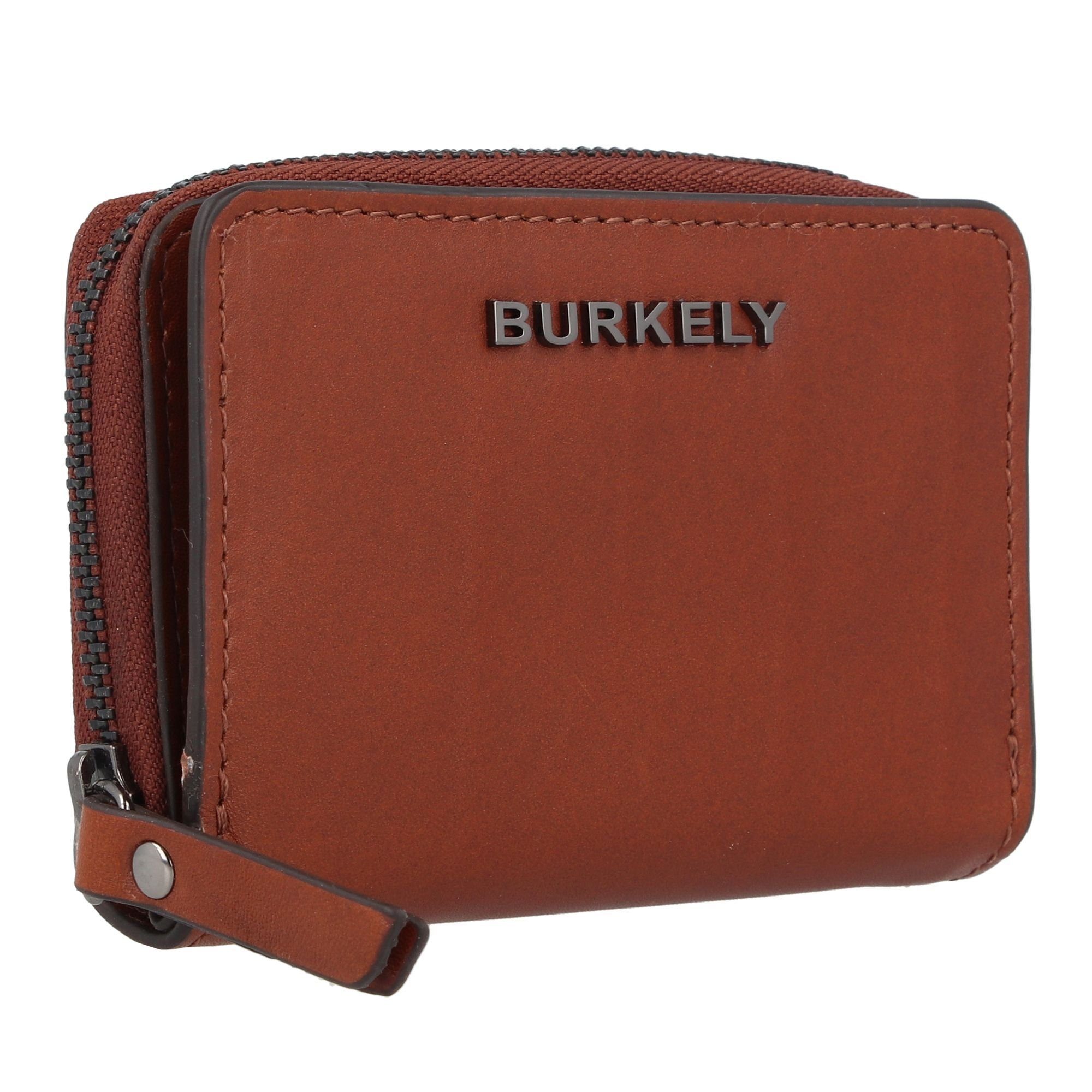 Burkely Geldbörse Modest Meghan, Leder brulee cognac