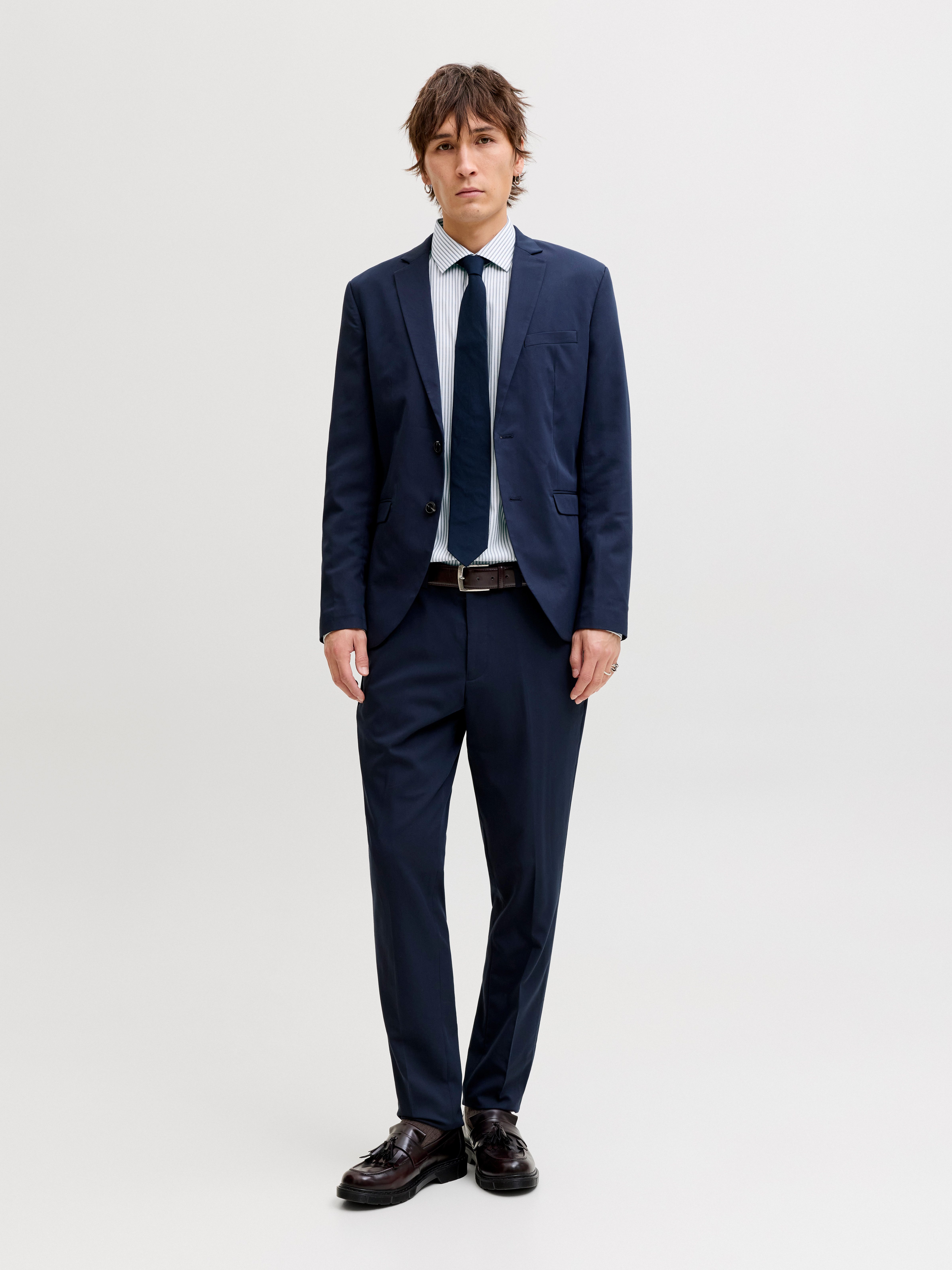Jack & Jones Langarmhemd JPRBLAPARKER Slim Fit Hemd, atmungsaktiv, ideal für den Alltag Baumwolle, slim fit – Bild 5 von 5