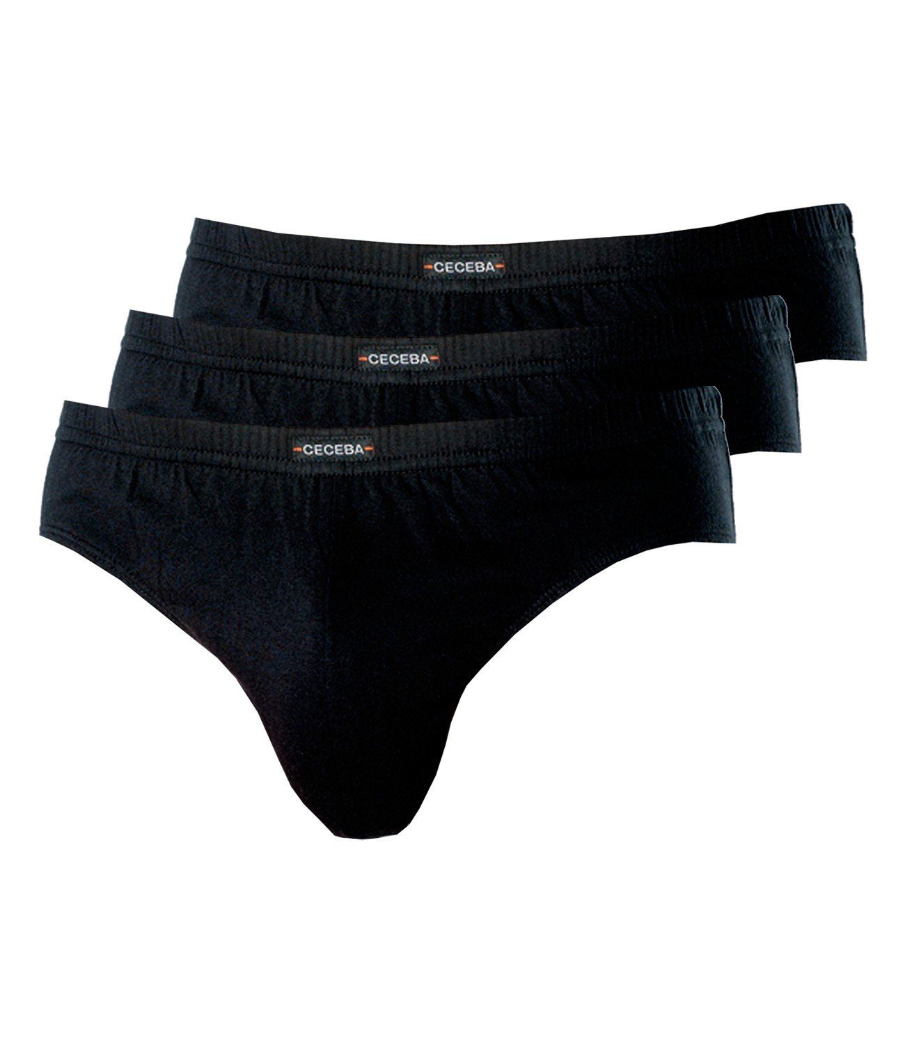 CECEBA Slip Brief (3-St) mit Logo auf dem Bund