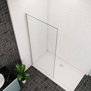duschspa Duschwand 10mm Nano Glas Glaswand Walk in Dusche Duschtrennwand Duschwand, Einscheibensicherheitsglas, Sicherheitsglas, (Set), Glas, Nano Glas