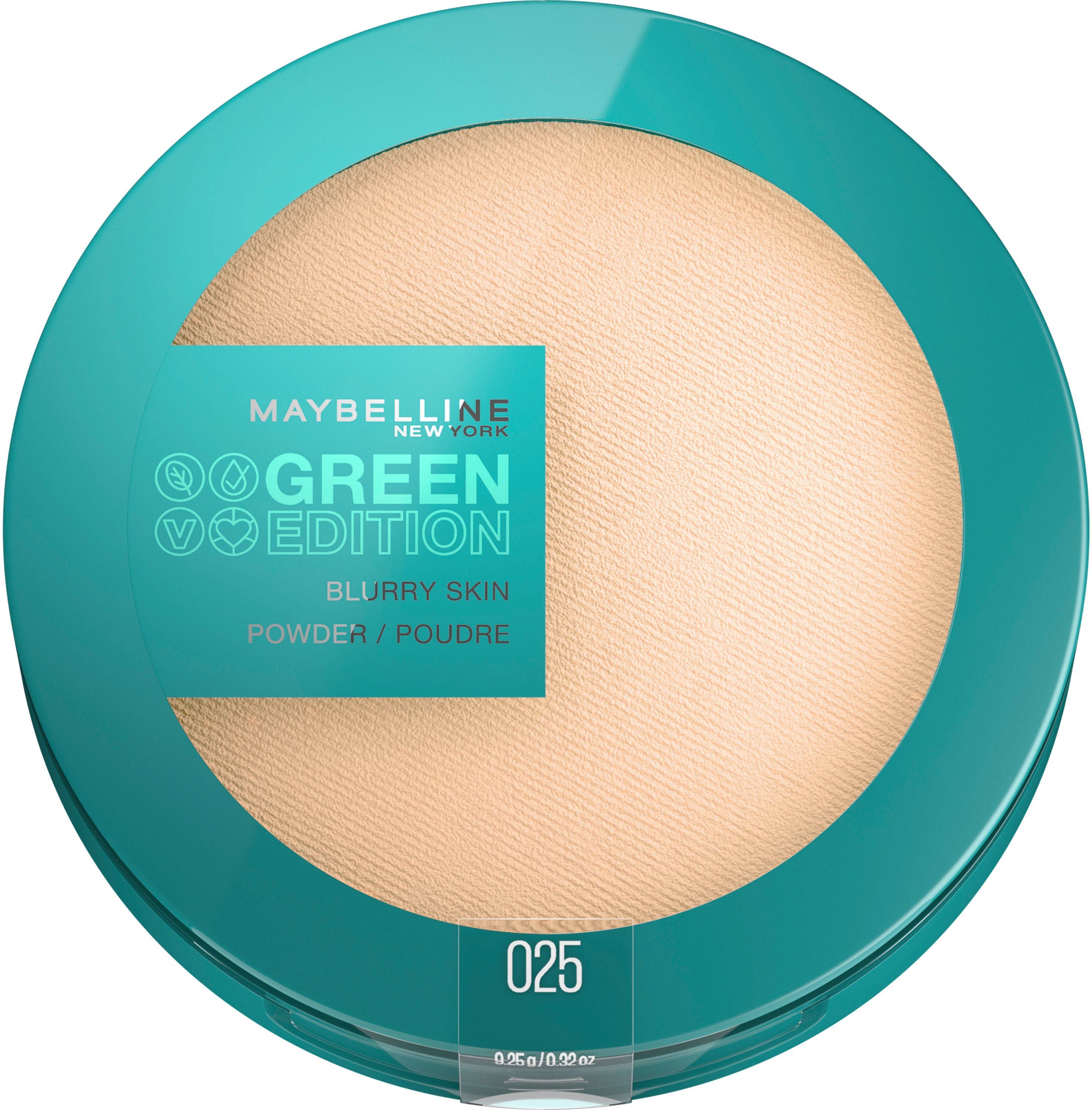 MAYBELLINE NEW YORK Puder POWDER ED Puder GREEN Green 25 Edition