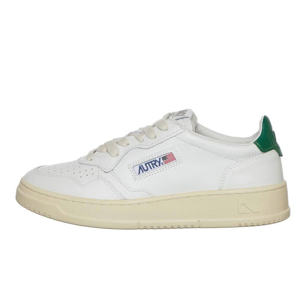 AUTRY Autry Medalist Low White / Green 39 Sneaker Klassischer Sneaker mit sportlichem Design