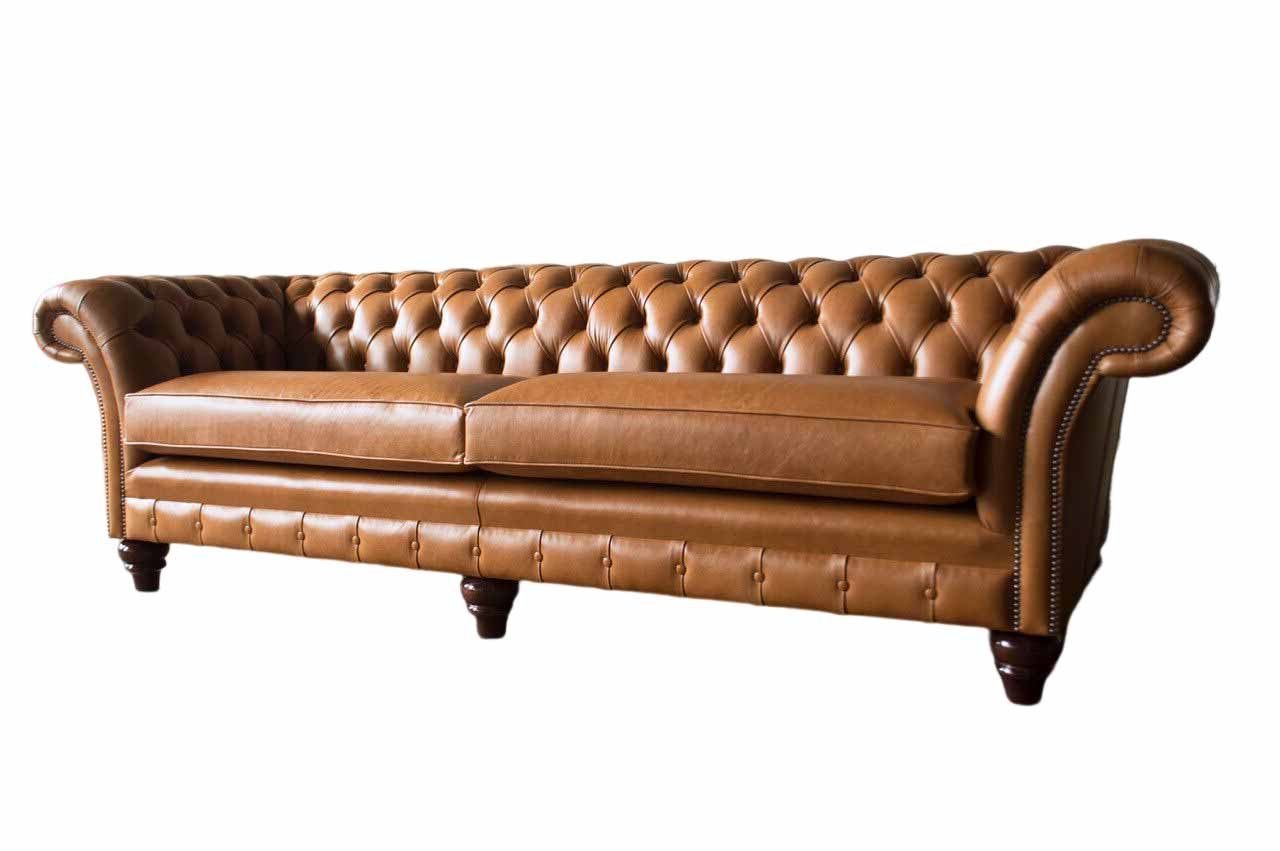 Klassisch Chesterfield-Sofa, 4 Design Sitzer Chesterfield Sofas Sofa Wohnzimmer JVmoebel
