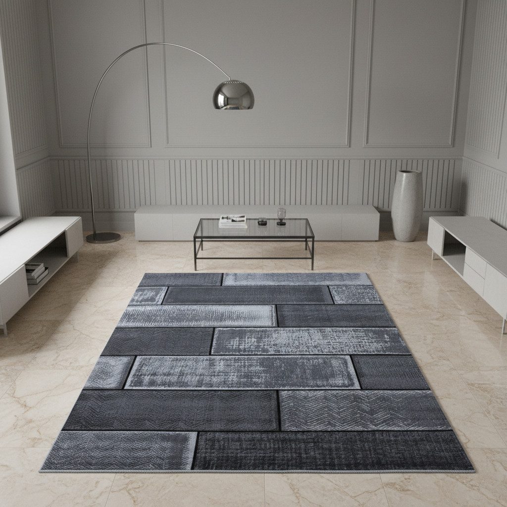 KADIMA DESIGN Teppich INN Wohnzimmer Schlafzimmer Waschbar Wohnzimmerteppich Esszimmer, Läufer, Höhe: 8 mm, 80x150 cm, Strapazierfähig Fußbodenheizung Waschbar