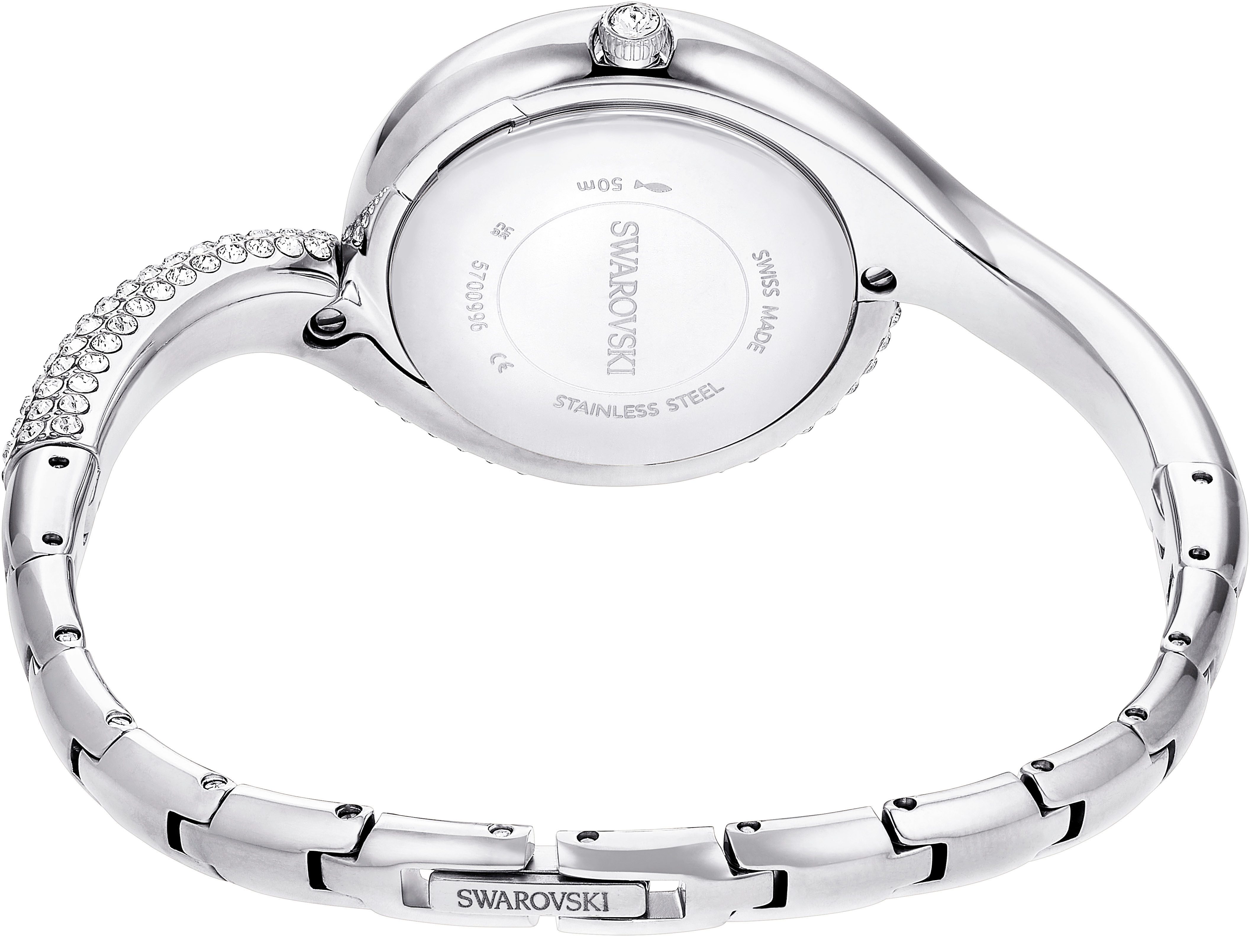Swarovski Quarzuhr DEXTERA BANGLE 5700996, Armbanduhr, Damenuhr, Swiss Made, Edelstahlarmband, analog
