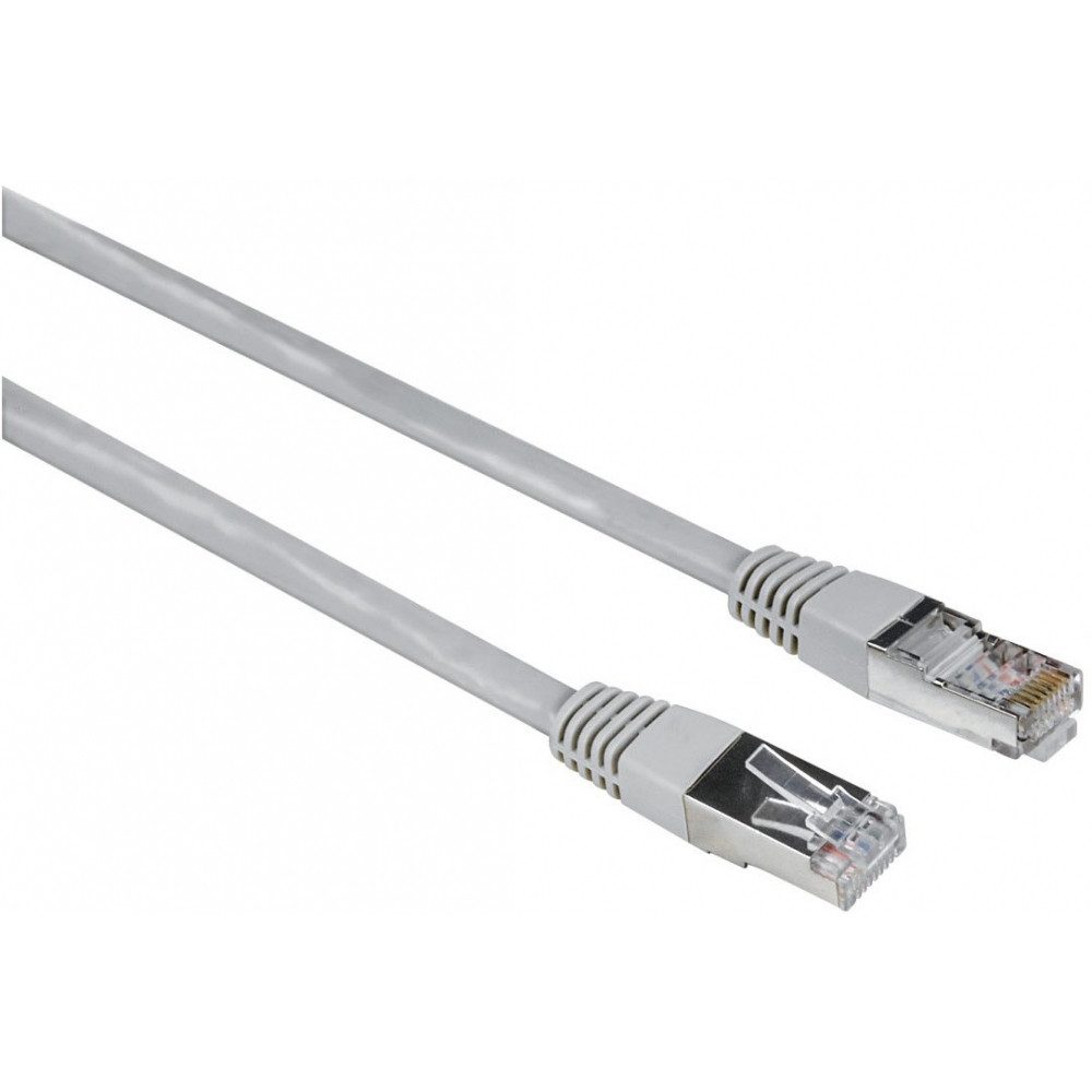 Hama Hama CAT-5e Netzwerkkabel 5m F/UTP geschirmt grau. Netzwerkkabel, RJ45, F/UTP geschirmt, Verdrillte Adernpaare