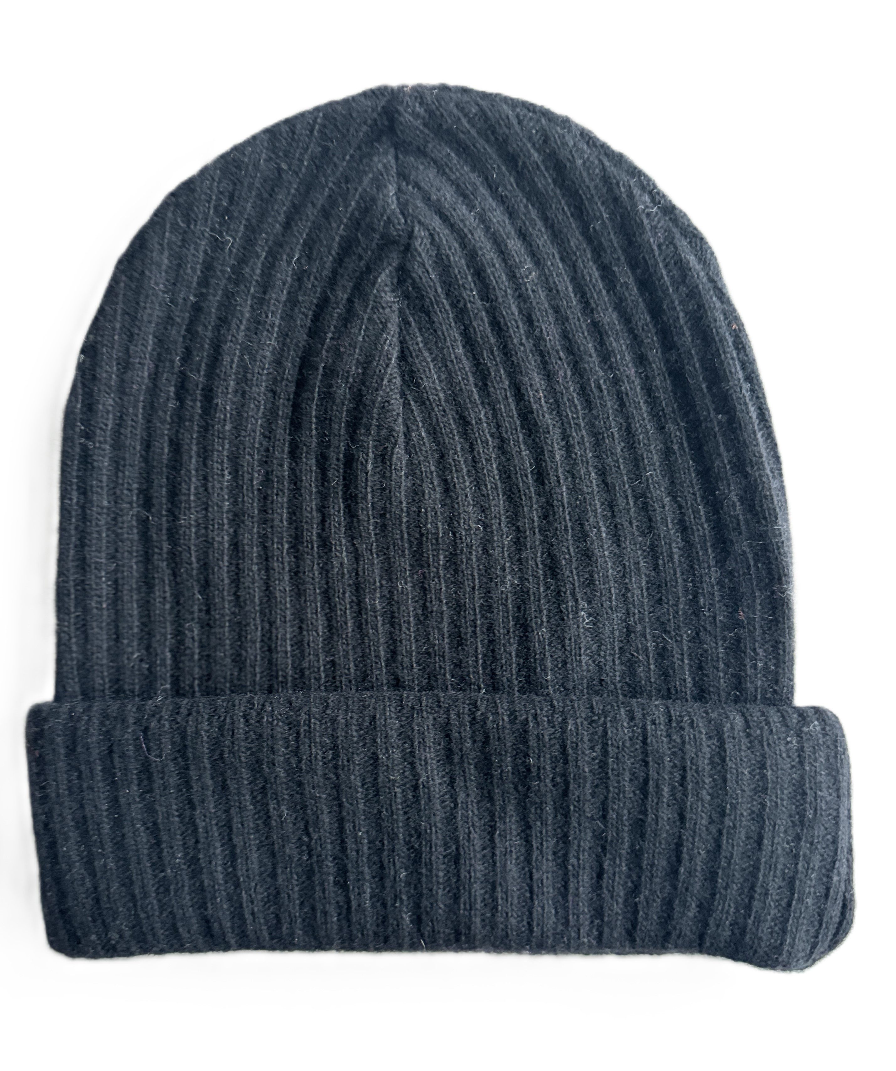 Zuckerwatte Strickmütze mit Umschlag aus Merinowolle günstig online kaufen