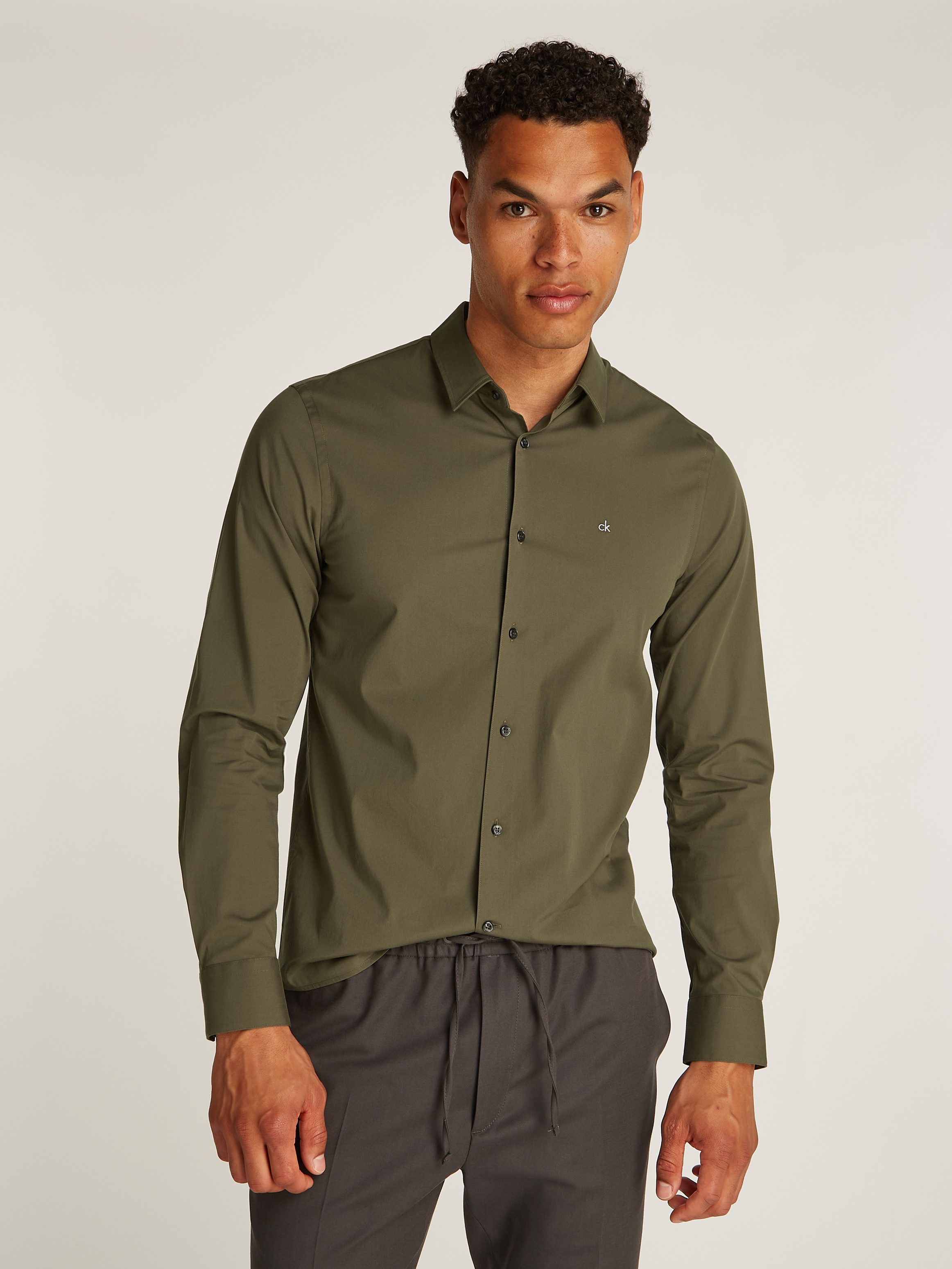 Businesshemd STRETCH POPLIN SLIM SHIRT