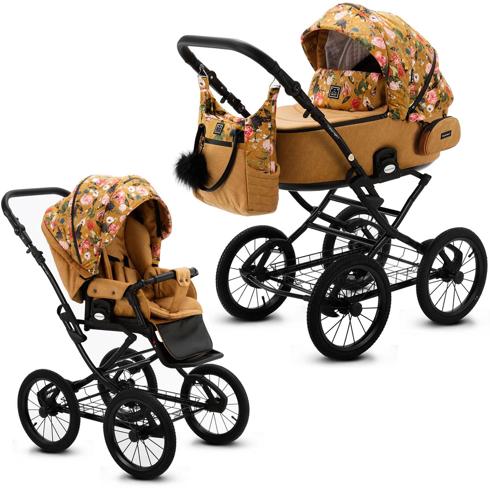 Kombi-Kinderwagen Retro Style Kombi Kinderwagen 2.0