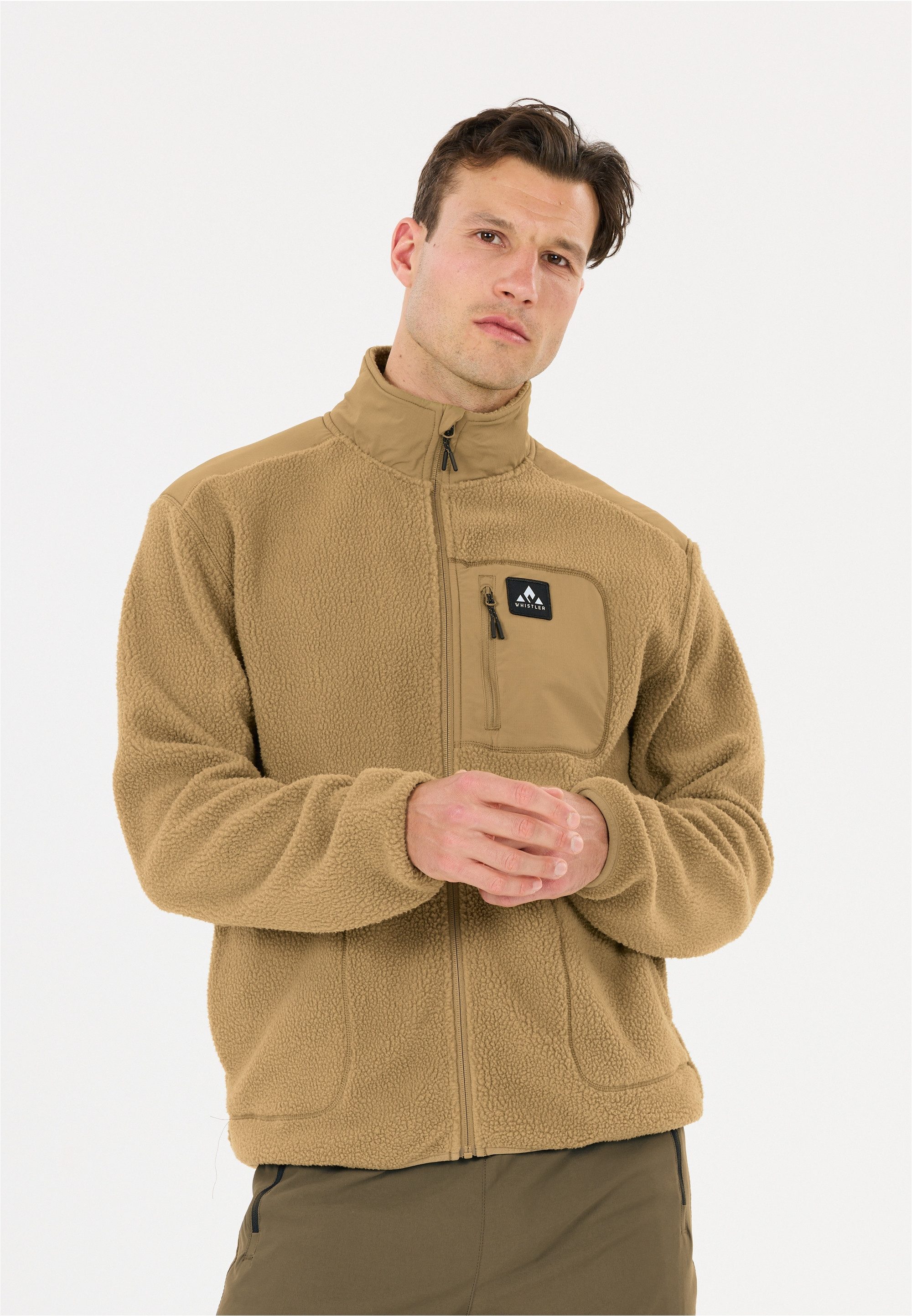 WHISTLER Fleecejacke Felis aus weichem Teddyfleece mit flachen Nähten