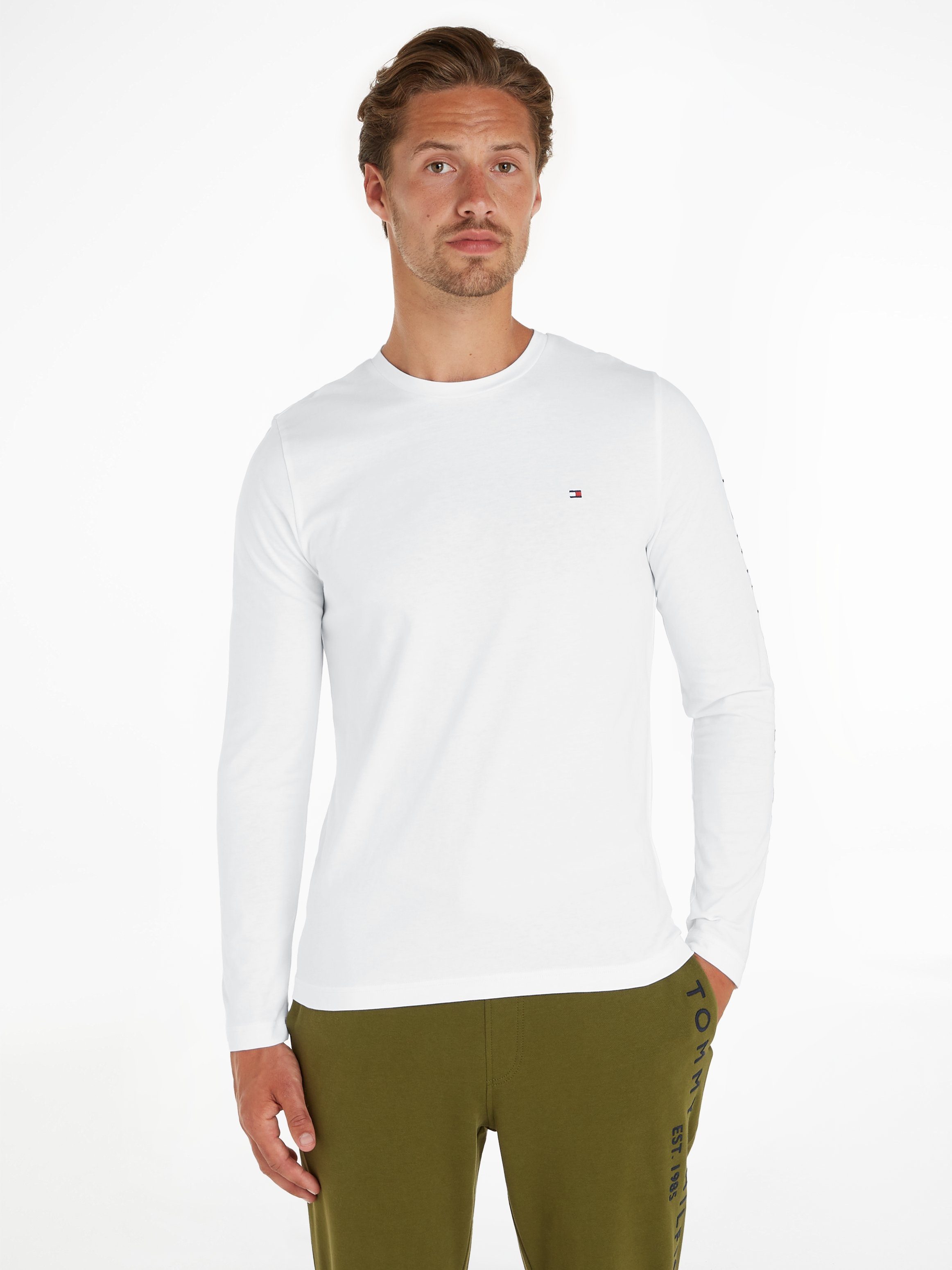 Tommy Hilfiger Longsleeve TOMMY LOGO LONG SLEEVE TEE mit Logodruck