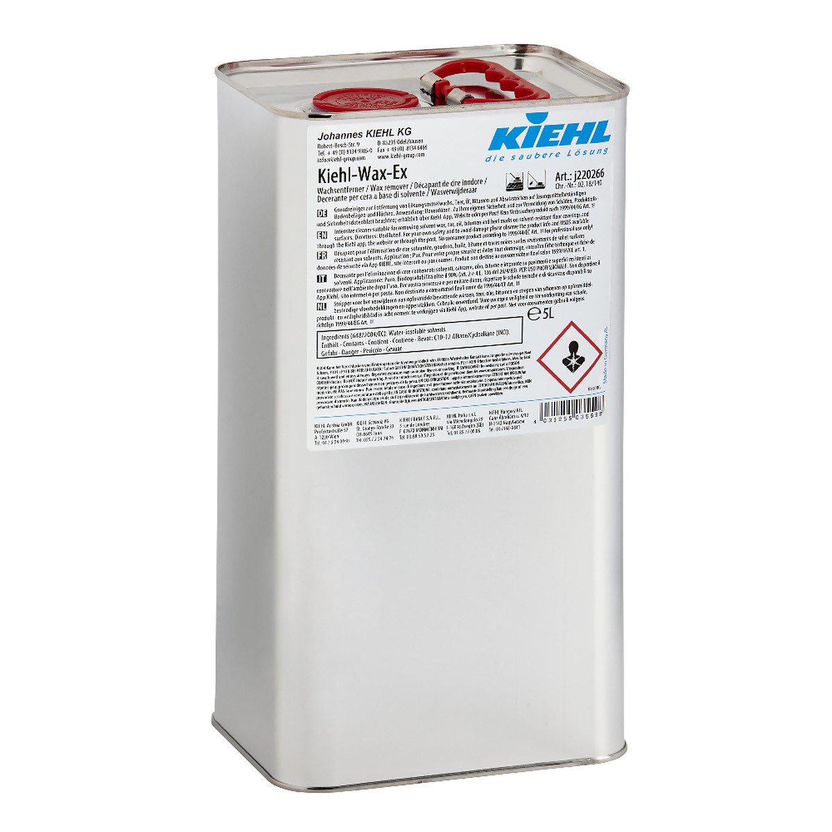 Kiehl Kiehl-Wax-Ex 5 l Wachsentferner Bodenpflegemittel