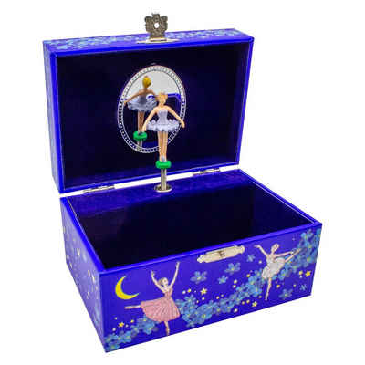 GICO Spielzeug-Arztkoffer Spieluhr Schmuckkästchen Mädchen Schmuckbox,Ballerina blau 92062