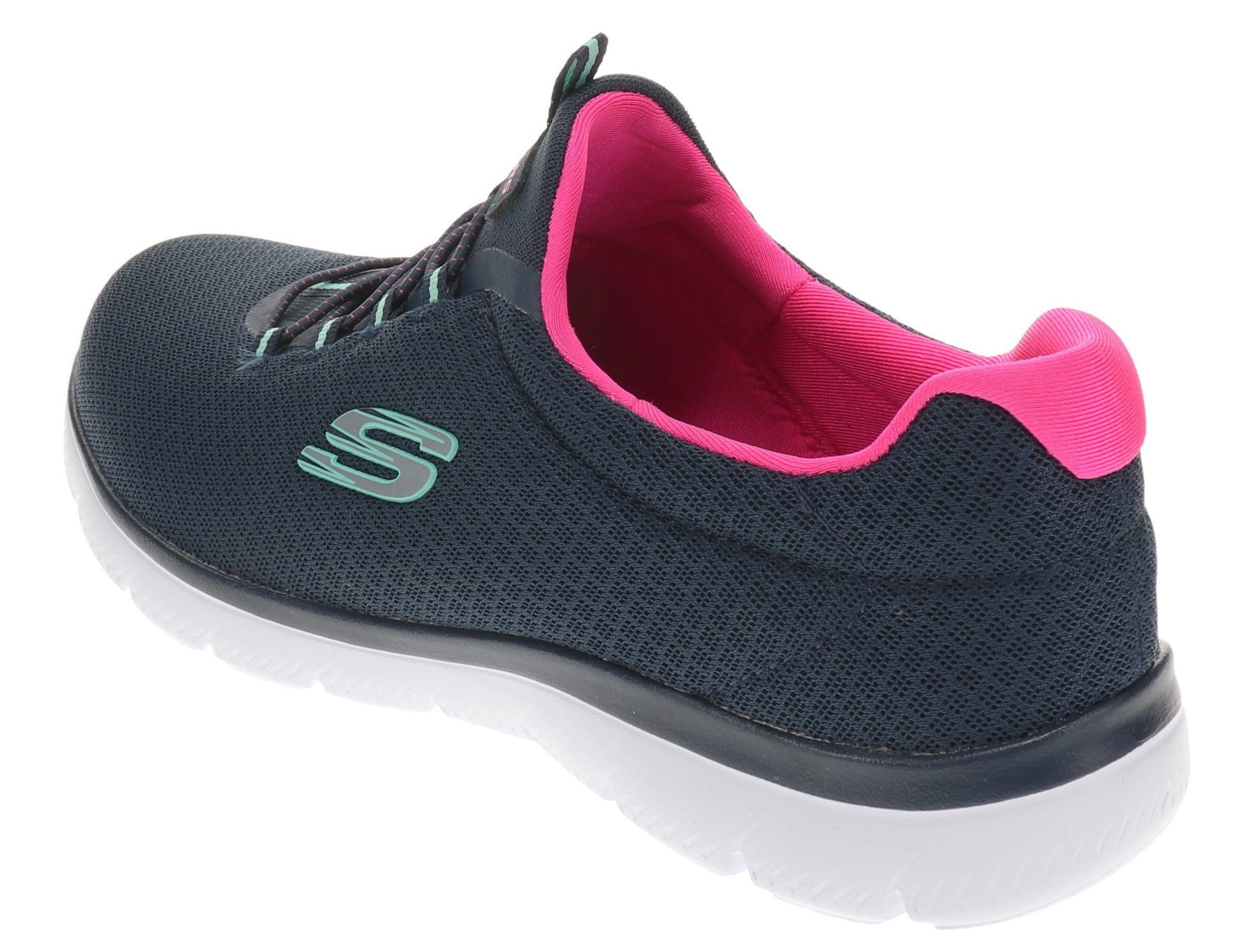 NVHP Skechers Blau Sneaker SUMMITS Slip-On