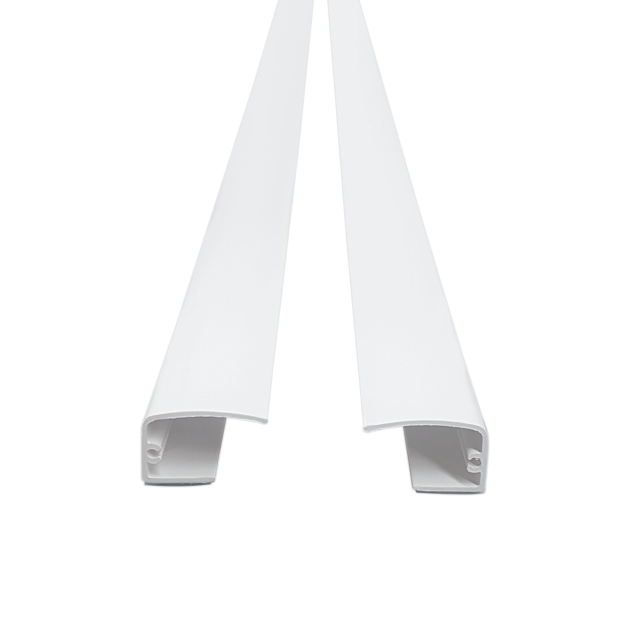 Verdunklungsrollo Führungsschienen Tenebra Verdunkelungs- und Thermorollo 2x 80 cm weiß, Victoria M., ohne Bohren, in Führungsschienen, Selbstklebend, Kompatibel mit Tenebra Rollo, für senkrechte Fenster, kassettenfähig